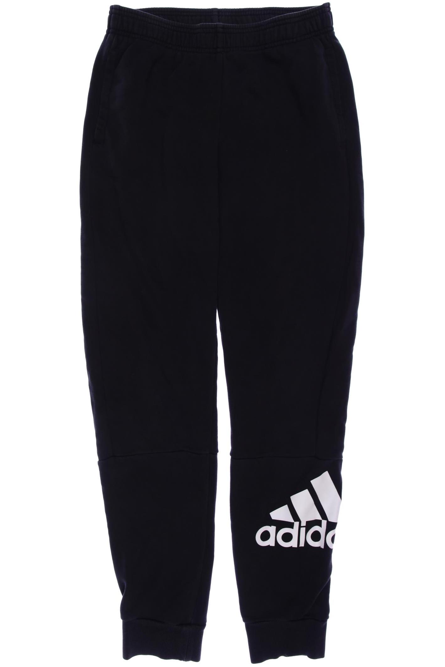 

adidas Herren Stoffhose, schwarz, Gr. 158