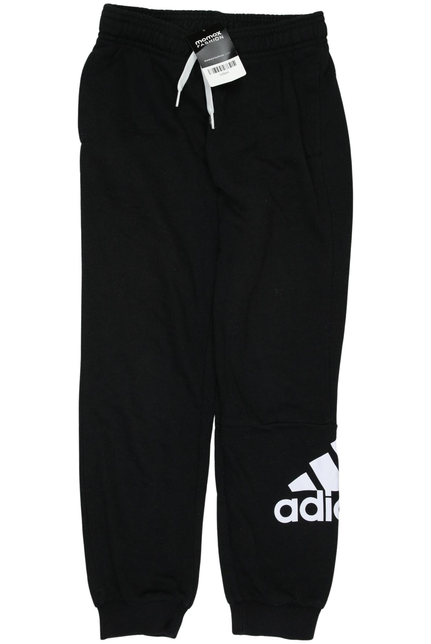 

adidas Jungen Stoffhose, schwarz, Gr. 140