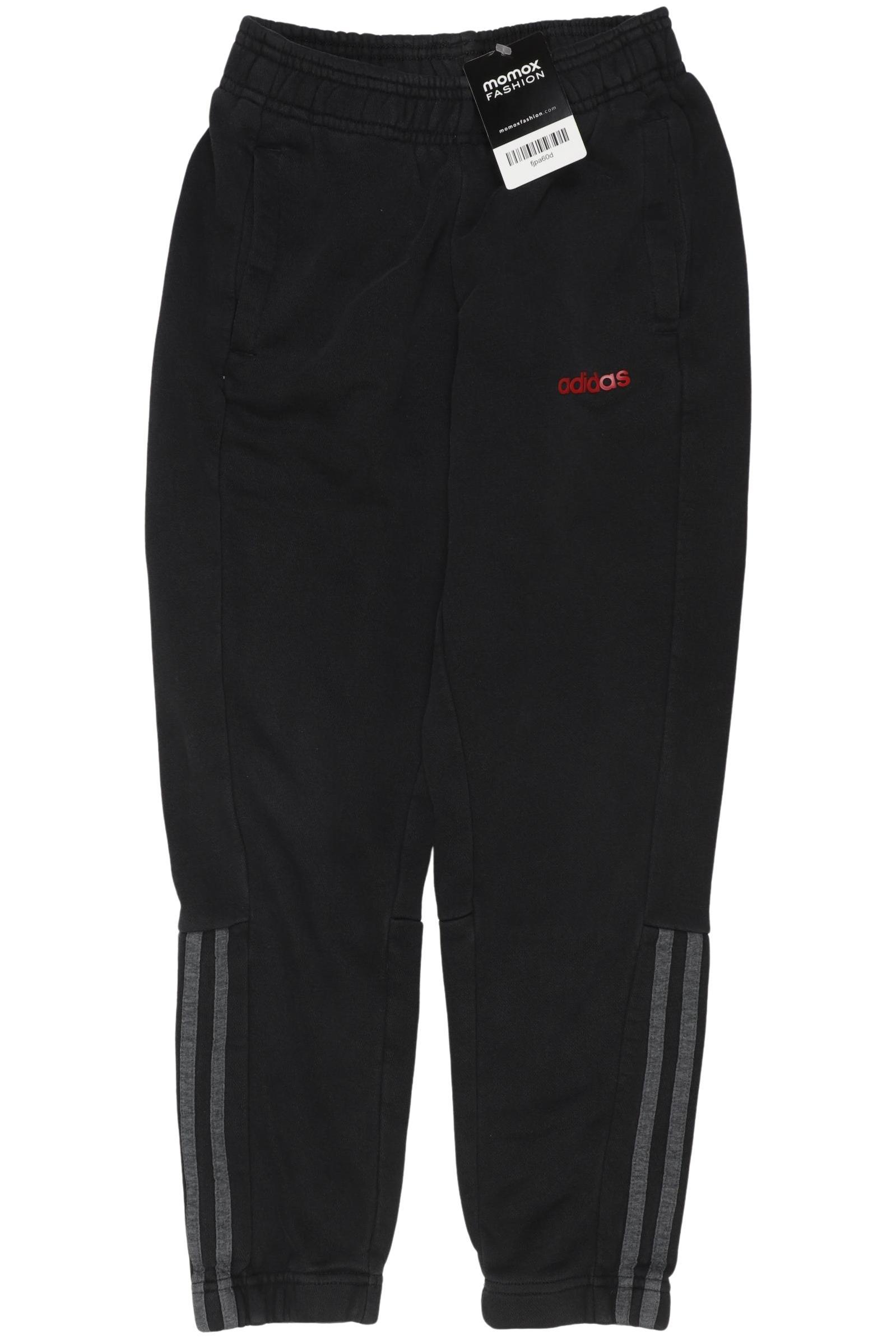 

adidas Jungen Stoffhose, schwarz, Gr. 140