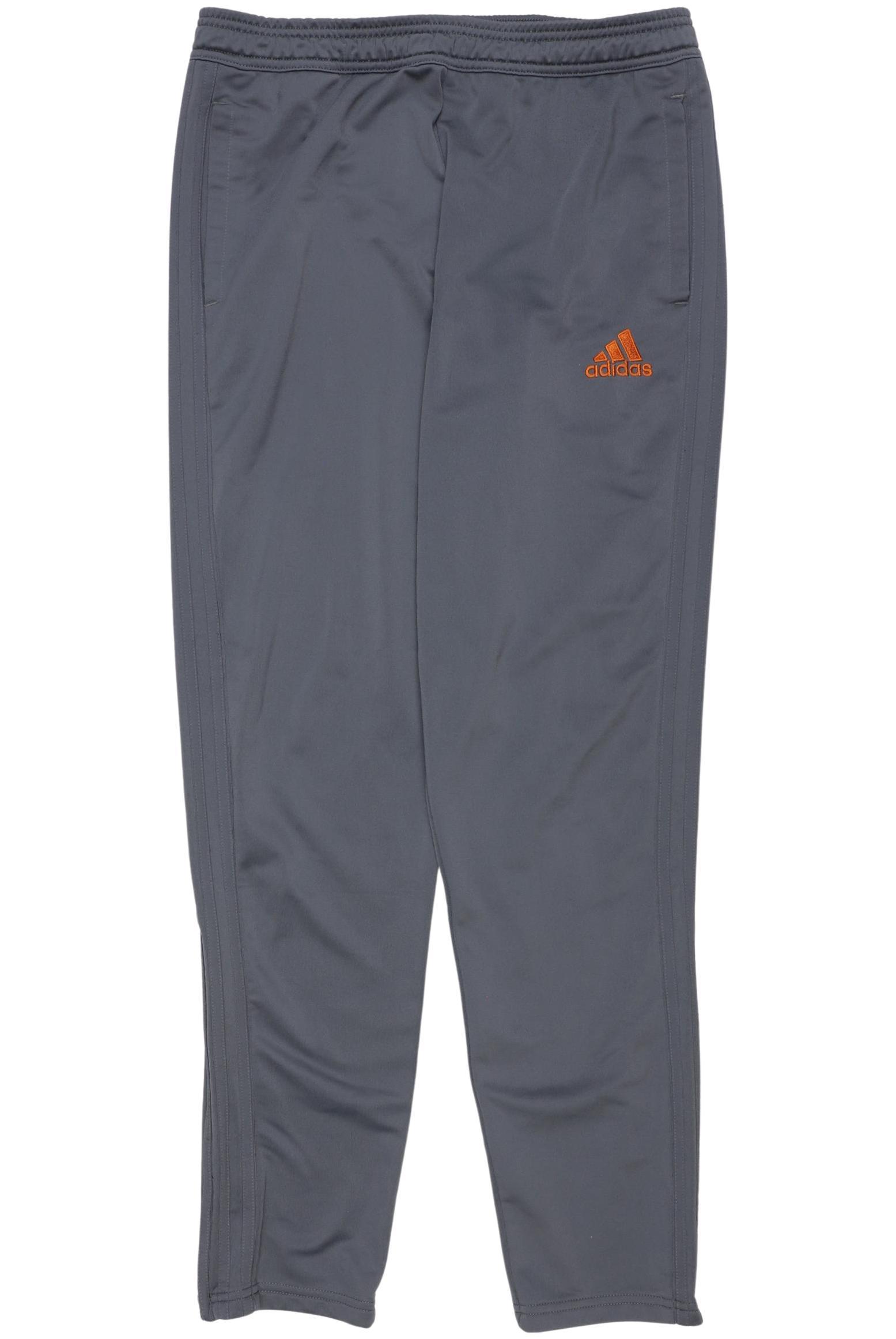 

adidas Jungen Stoffhose, grau, Gr. 164
