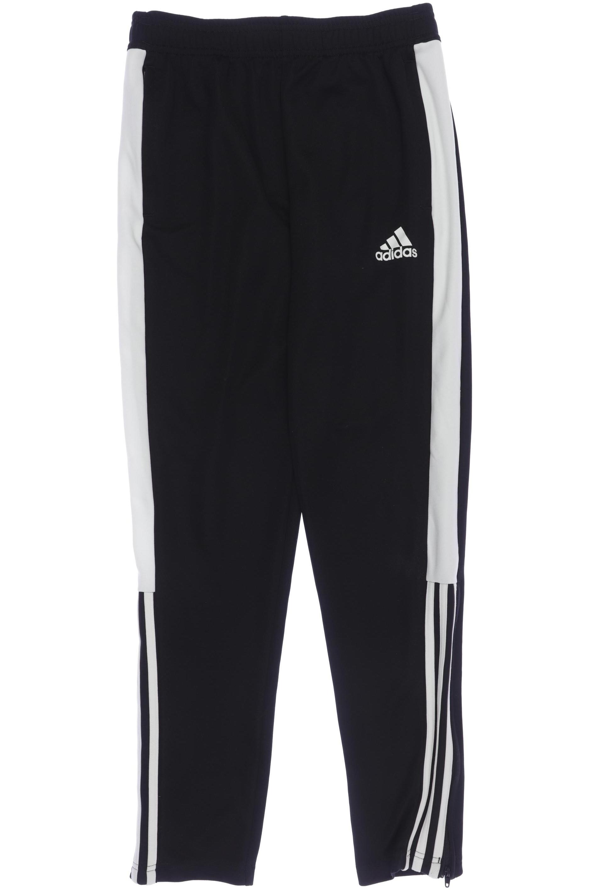 

adidas Herren Stoffhose, schwarz, Gr. 164