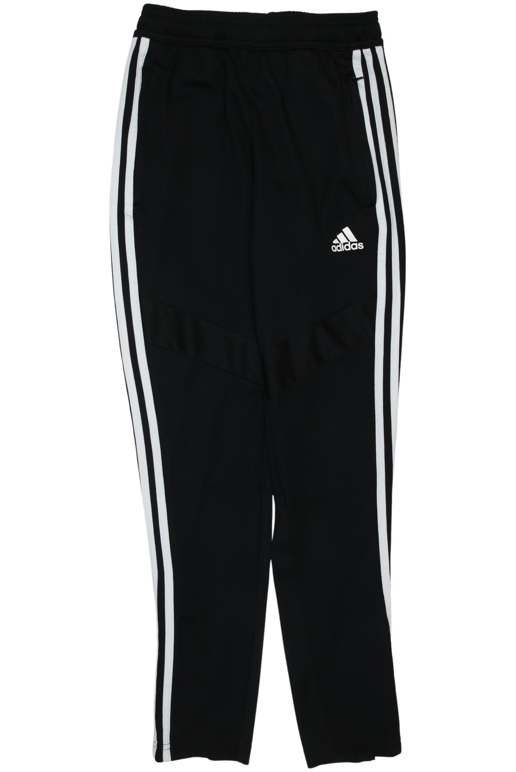 

adidas Jungen Stoffhose, schwarz, Gr. 128