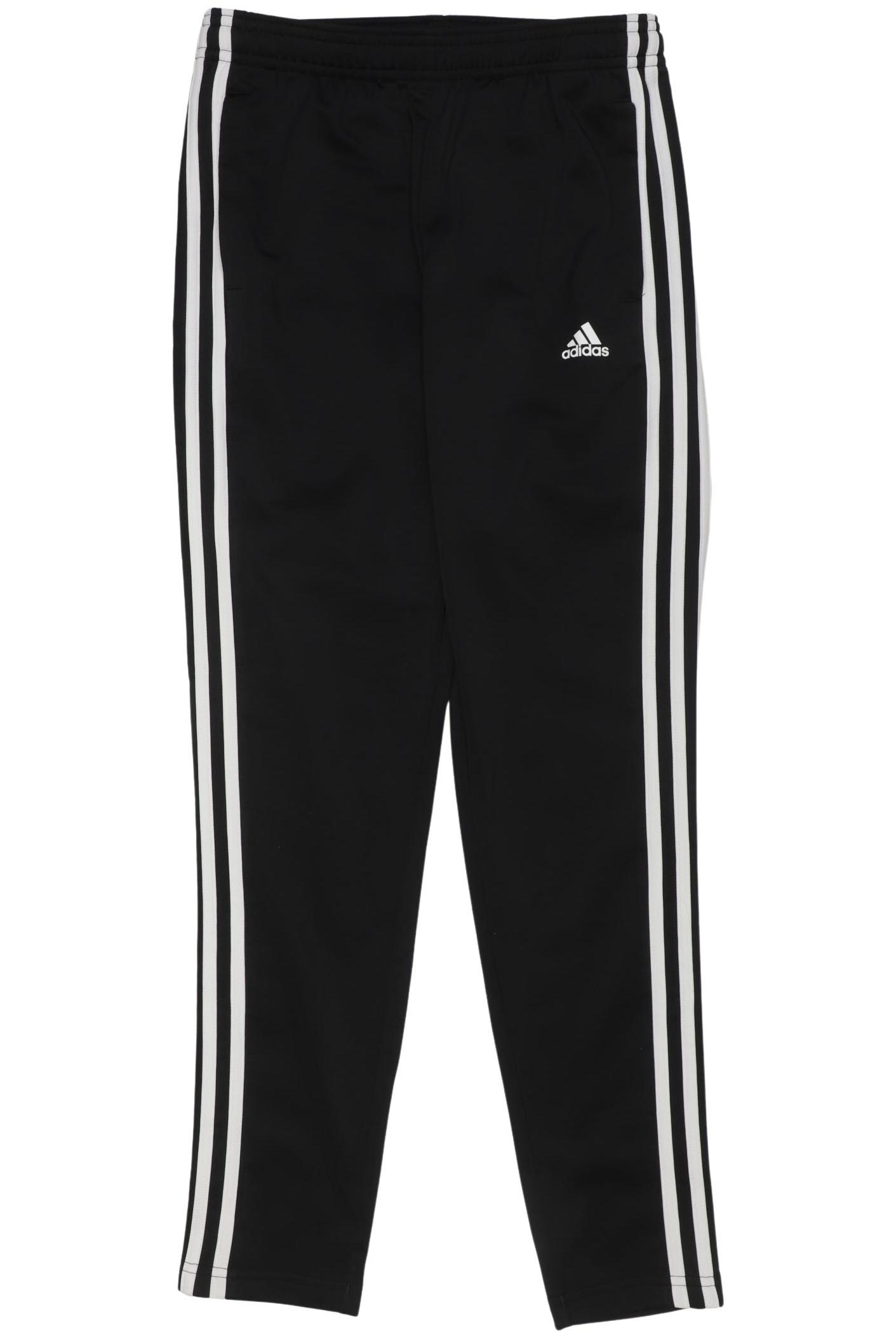 

adidas Jungen Stoffhose, schwarz, Gr. 146