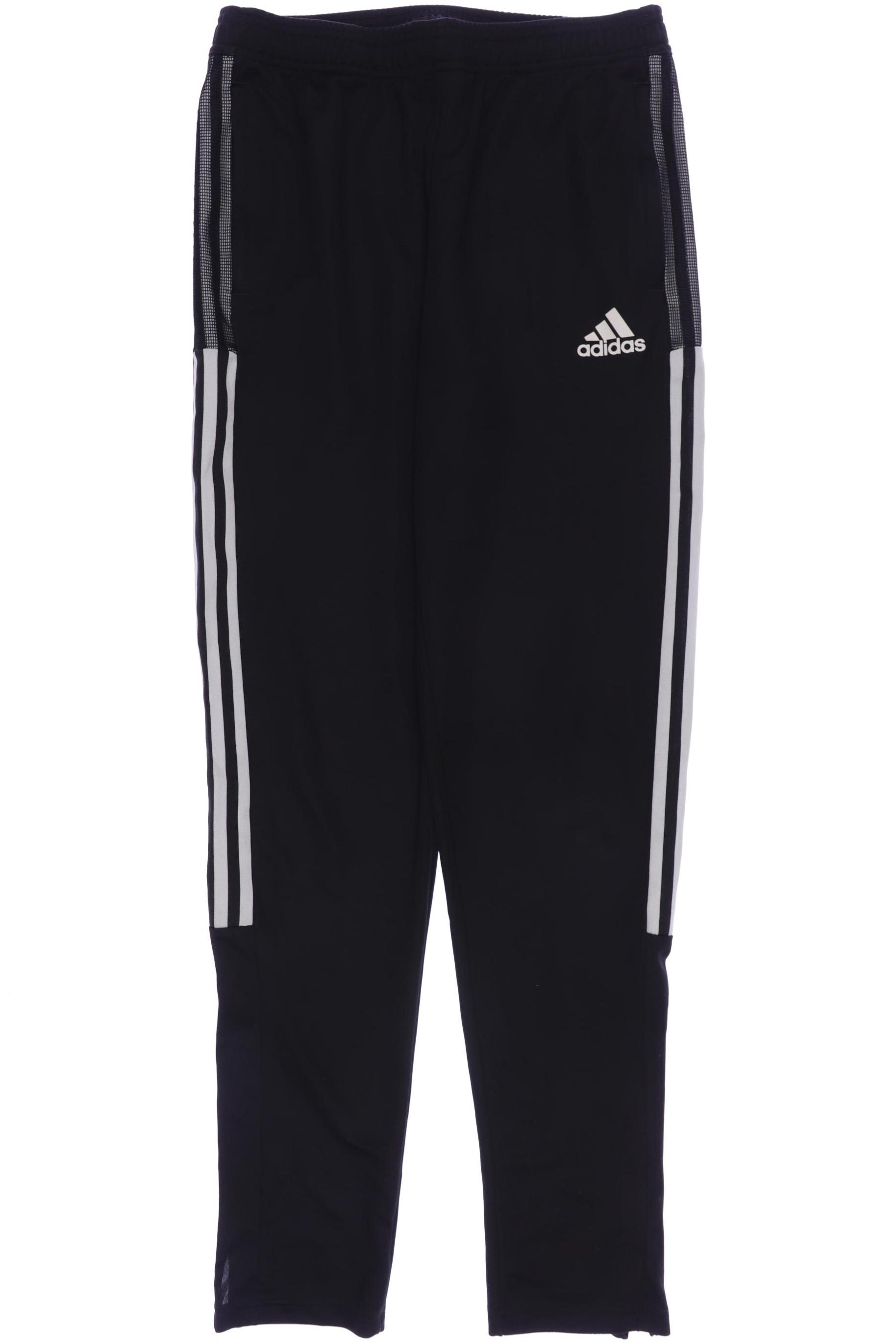 

adidas Herren Stoffhose, schwarz, Gr. 176