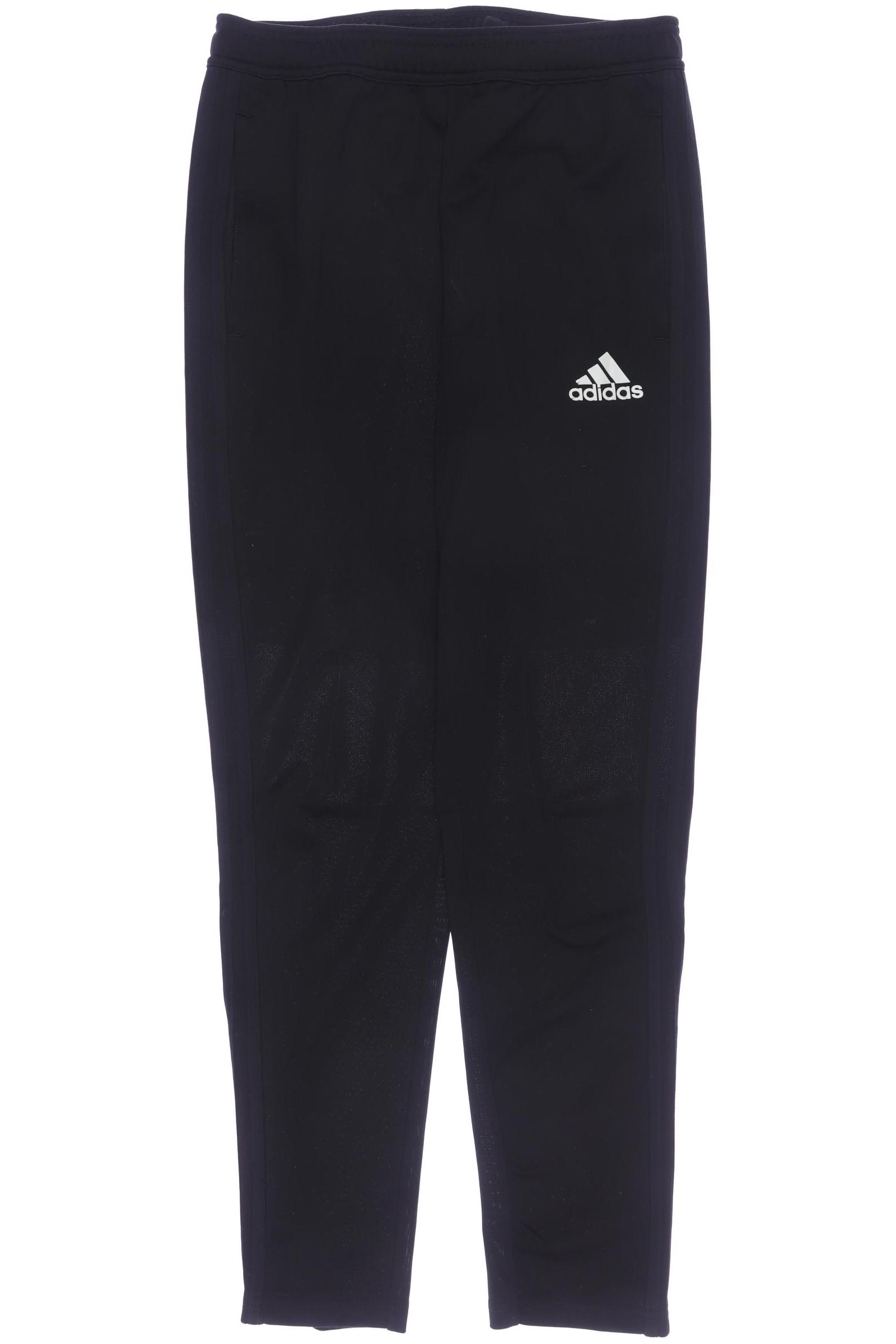 

adidas Herren Stoffhose, schwarz, Gr. 164