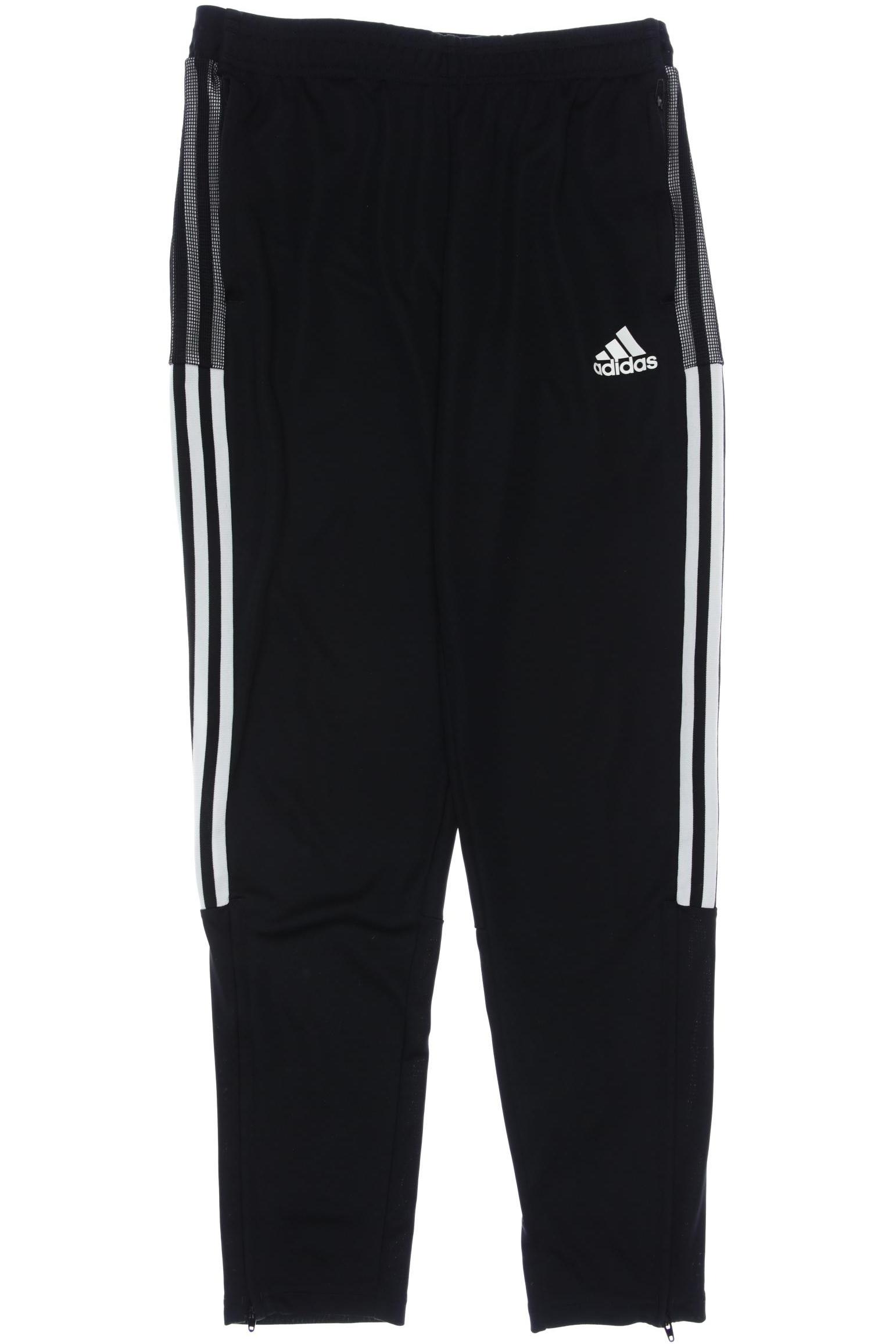 

adidas Herren Stoffhose, schwarz, Gr. 176