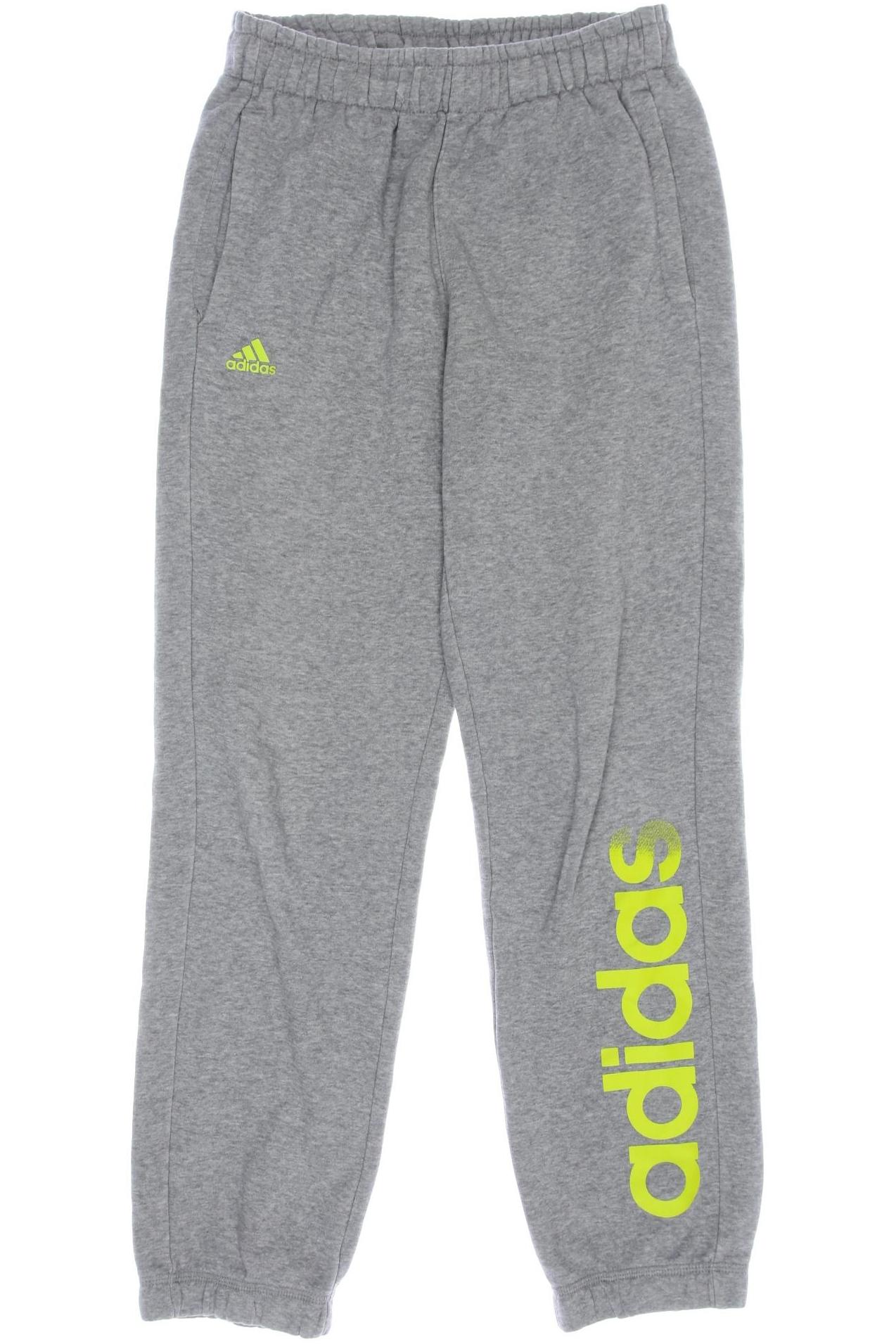 

adidas Herren Stoffhose, grau, Gr. 152