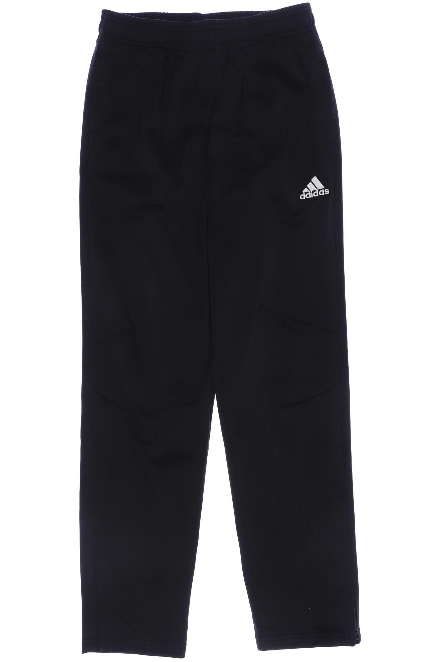 

adidas Herren Stoffhose, schwarz, Gr. 152