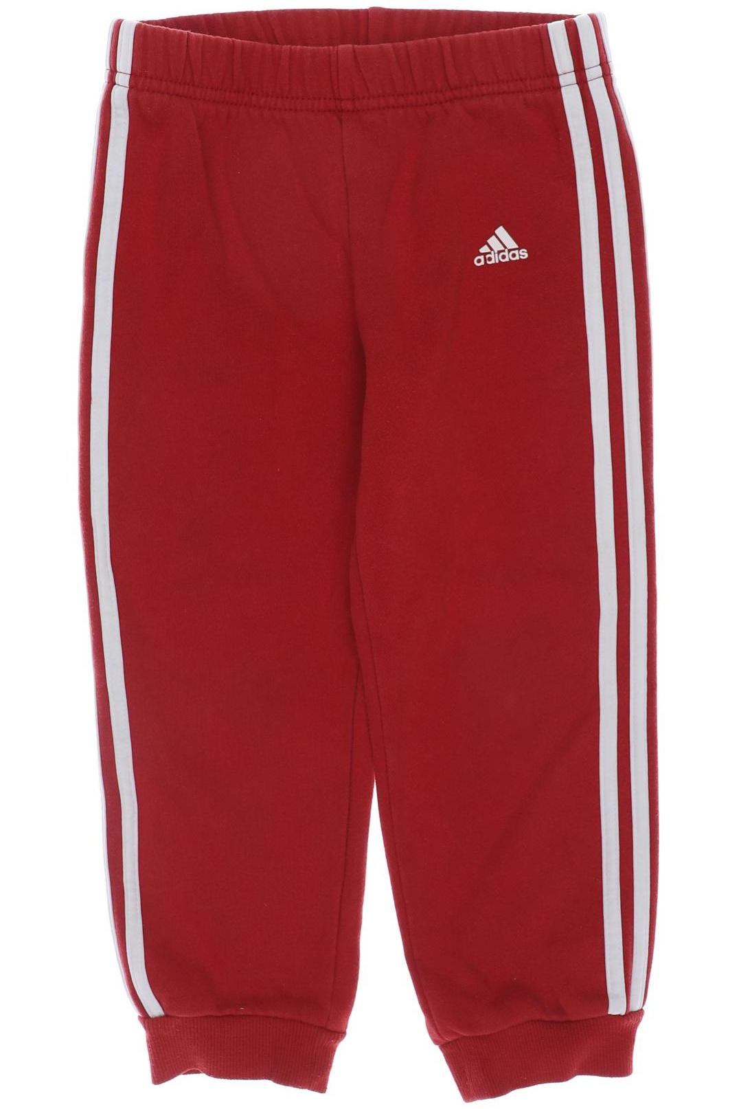 

adidas Herren Stoffhose, rot, Gr. 98