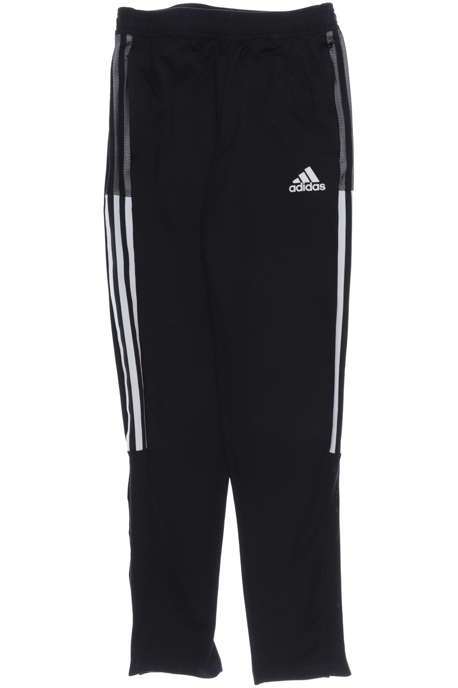 

adidas Herren Stoffhose, schwarz, Gr. 164