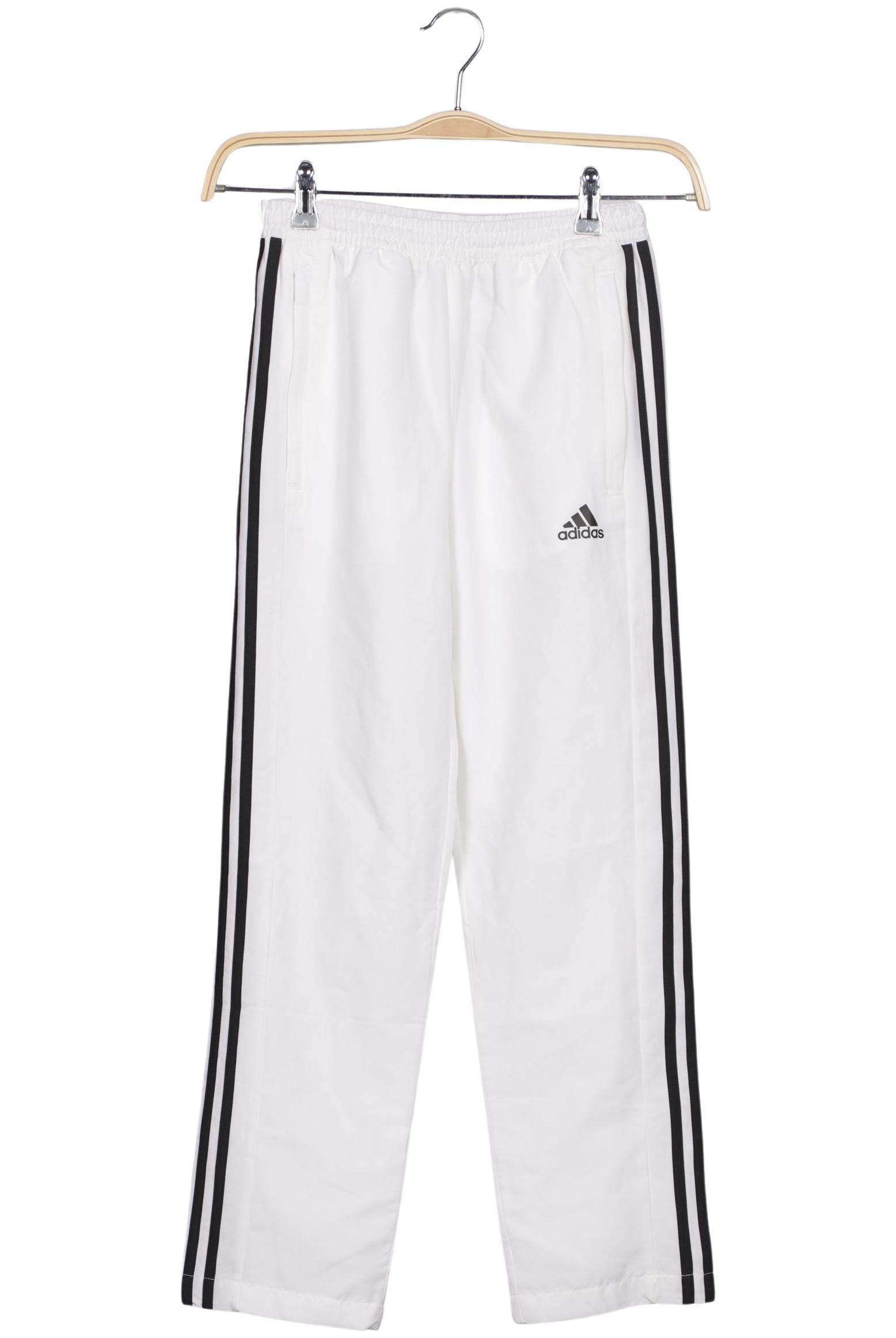 

adidas Herren Stoffhose, weiß, Gr. 152