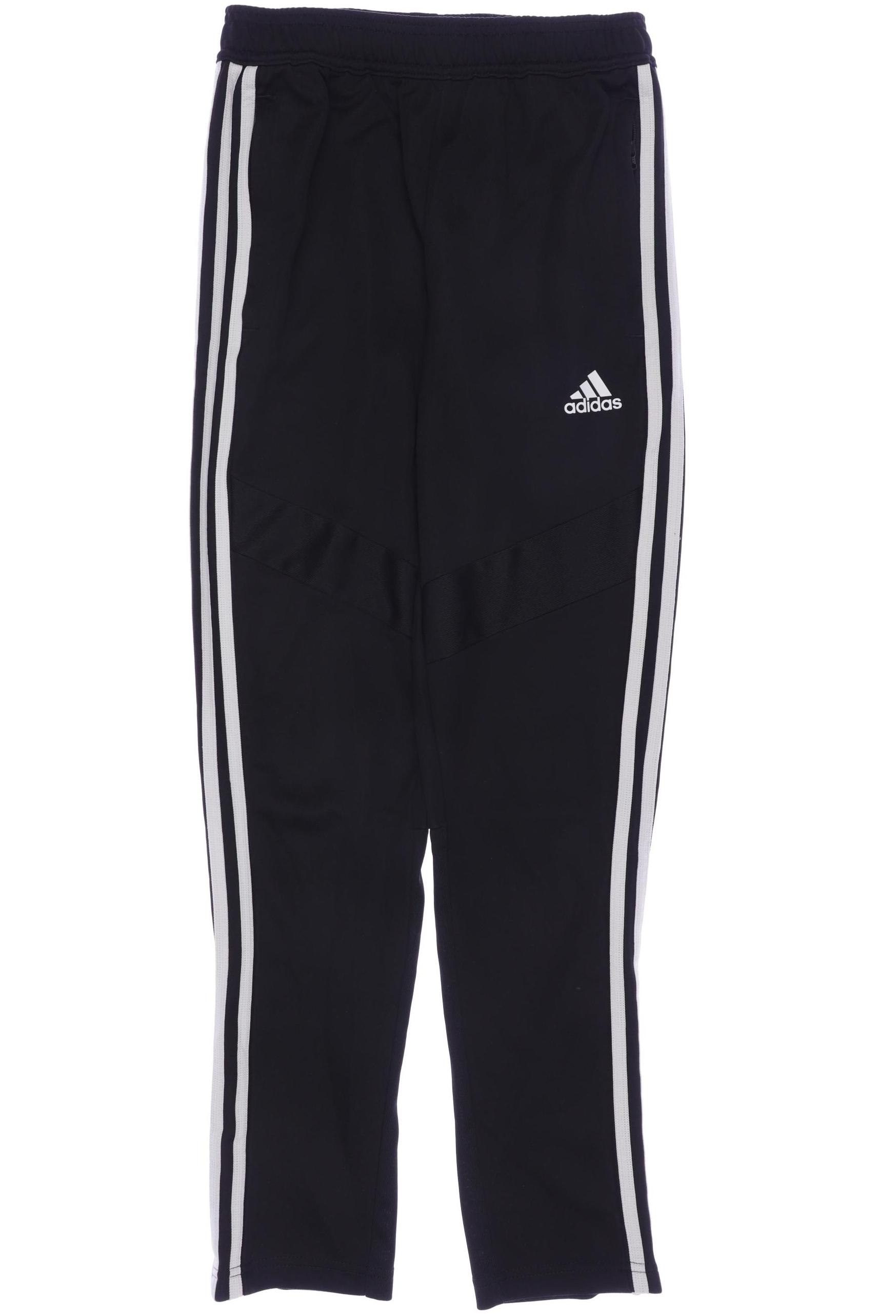 

adidas Herren Stoffhose, schwarz, Gr. 152