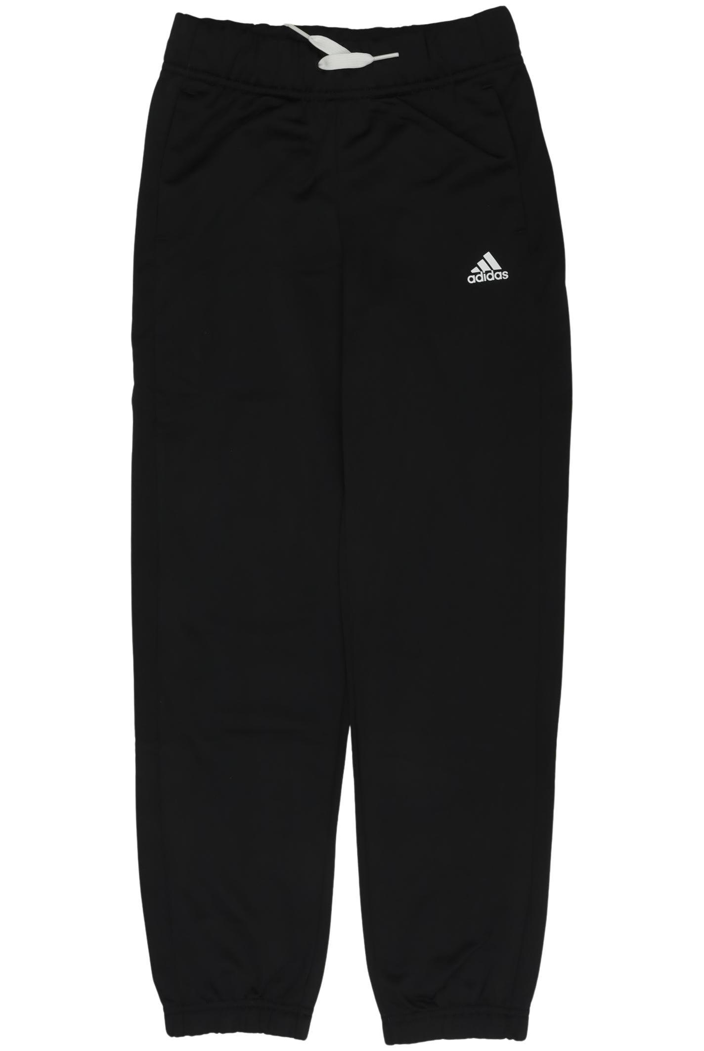 

adidas Jungen Stoffhose, schwarz, Gr. 134