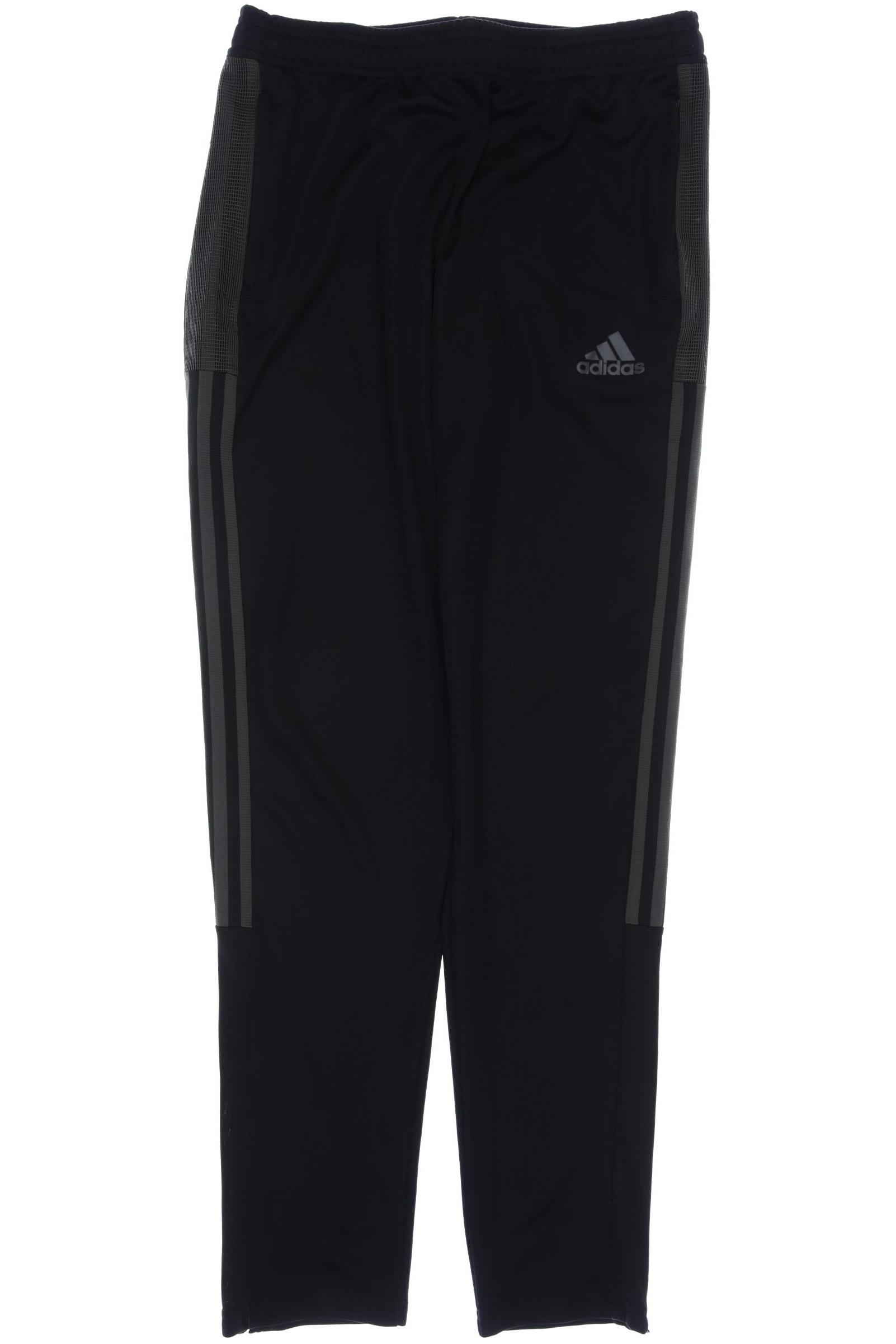 

adidas Herren Stoffhose, schwarz, Gr. 176