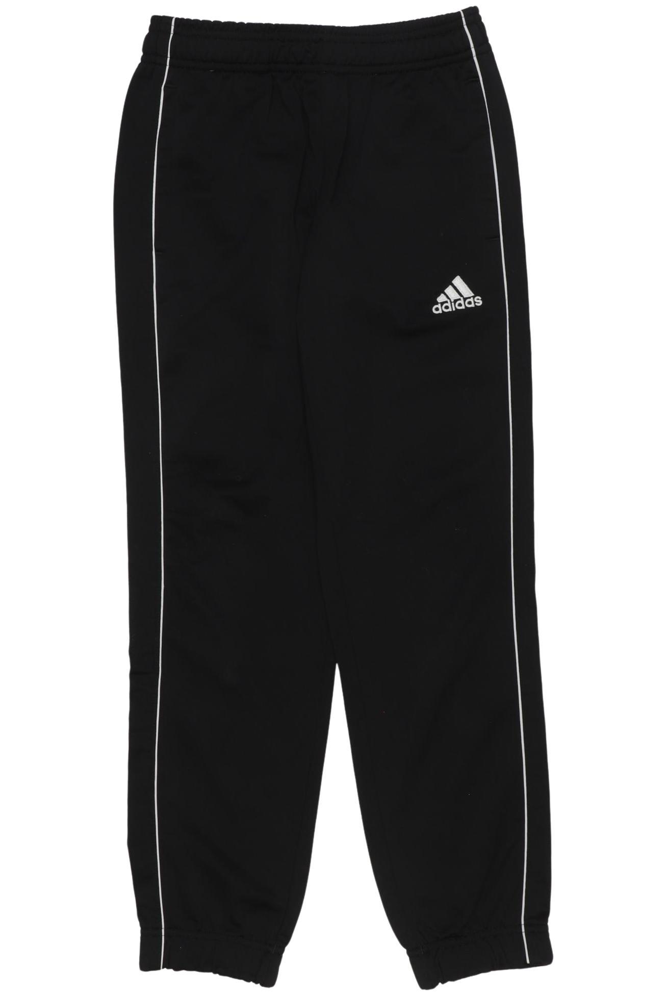 

adidas Jungen Stoffhose, schwarz, Gr. 140
