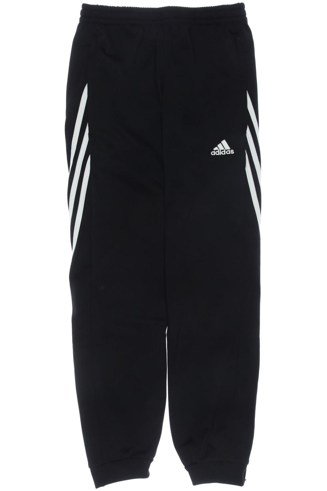 

adidas Herren Stoffhose, schwarz, Gr. 152