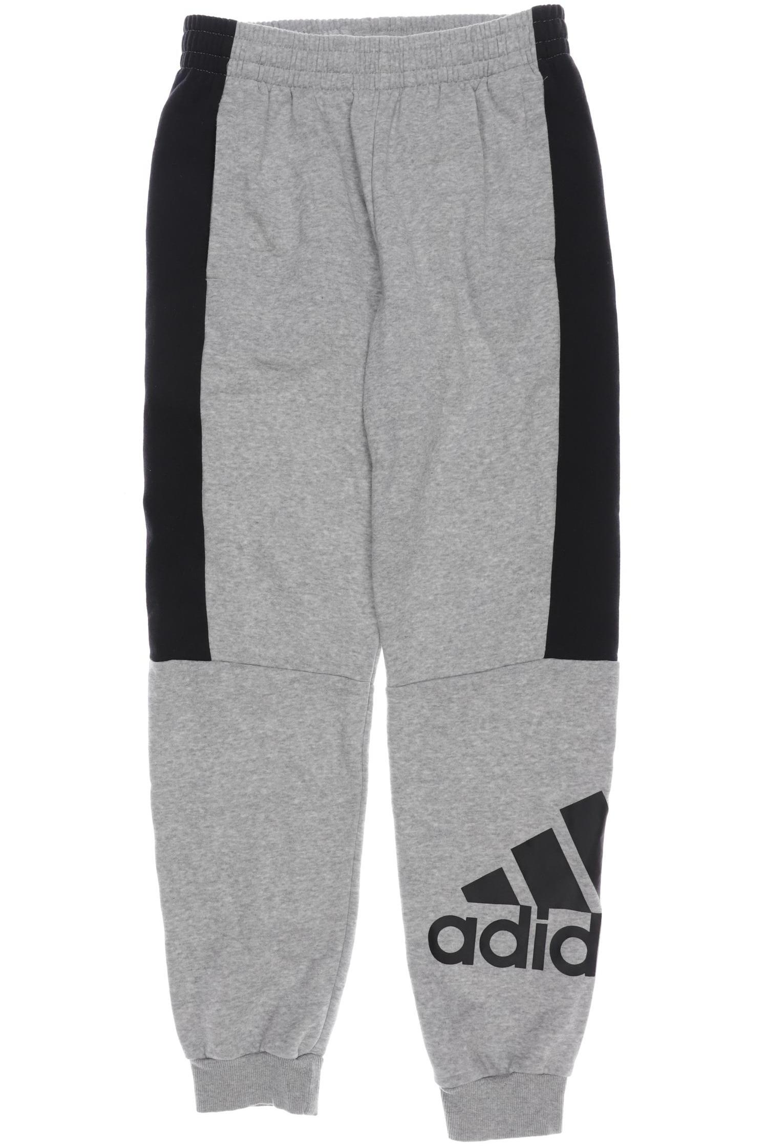 

adidas Herren Stoffhose, grau, Gr. 152