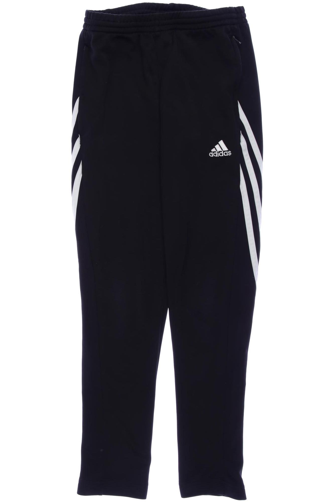 

adidas Herren Stoffhose, schwarz, Gr. 152