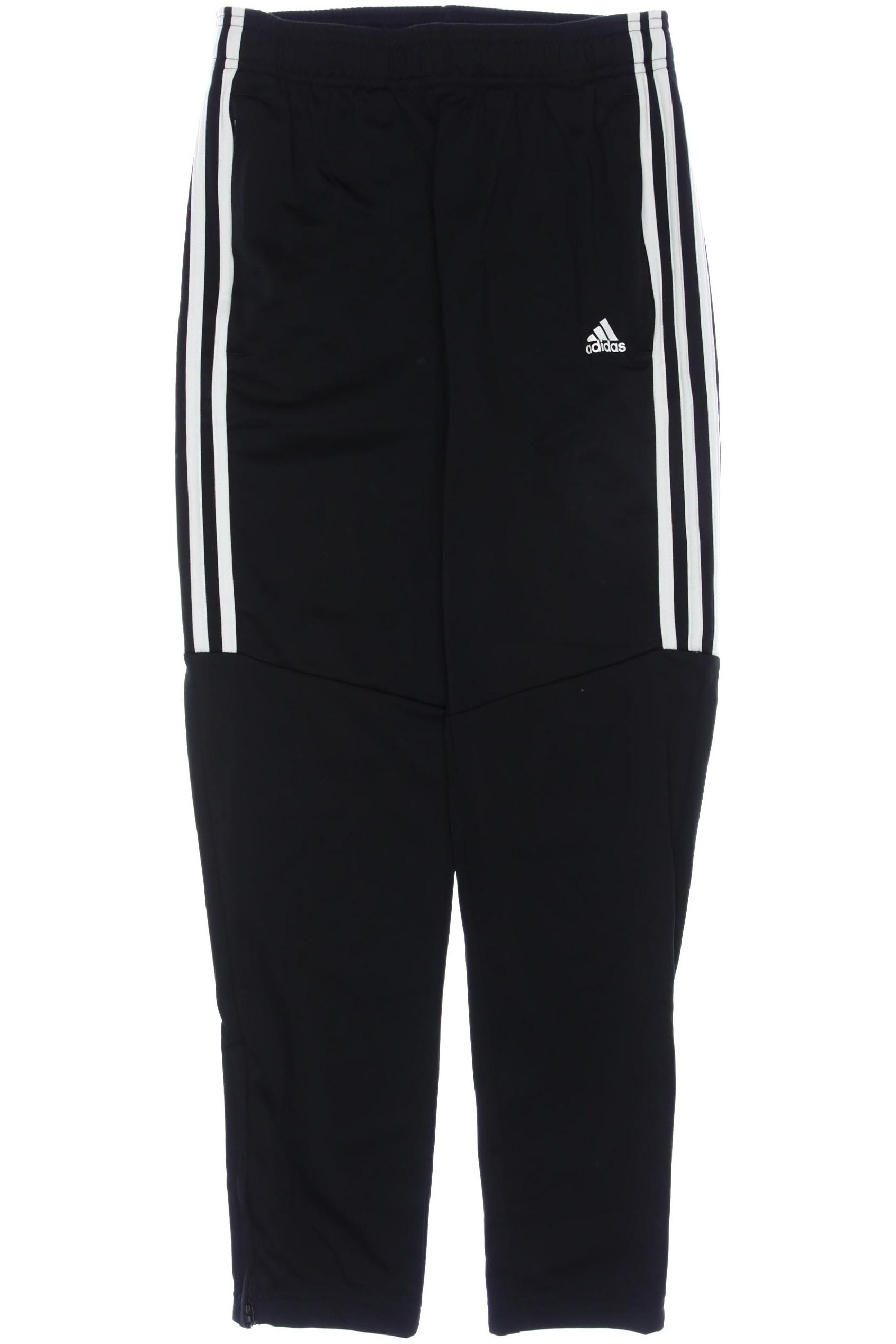 

adidas Herren Stoffhose, schwarz, Gr. 152