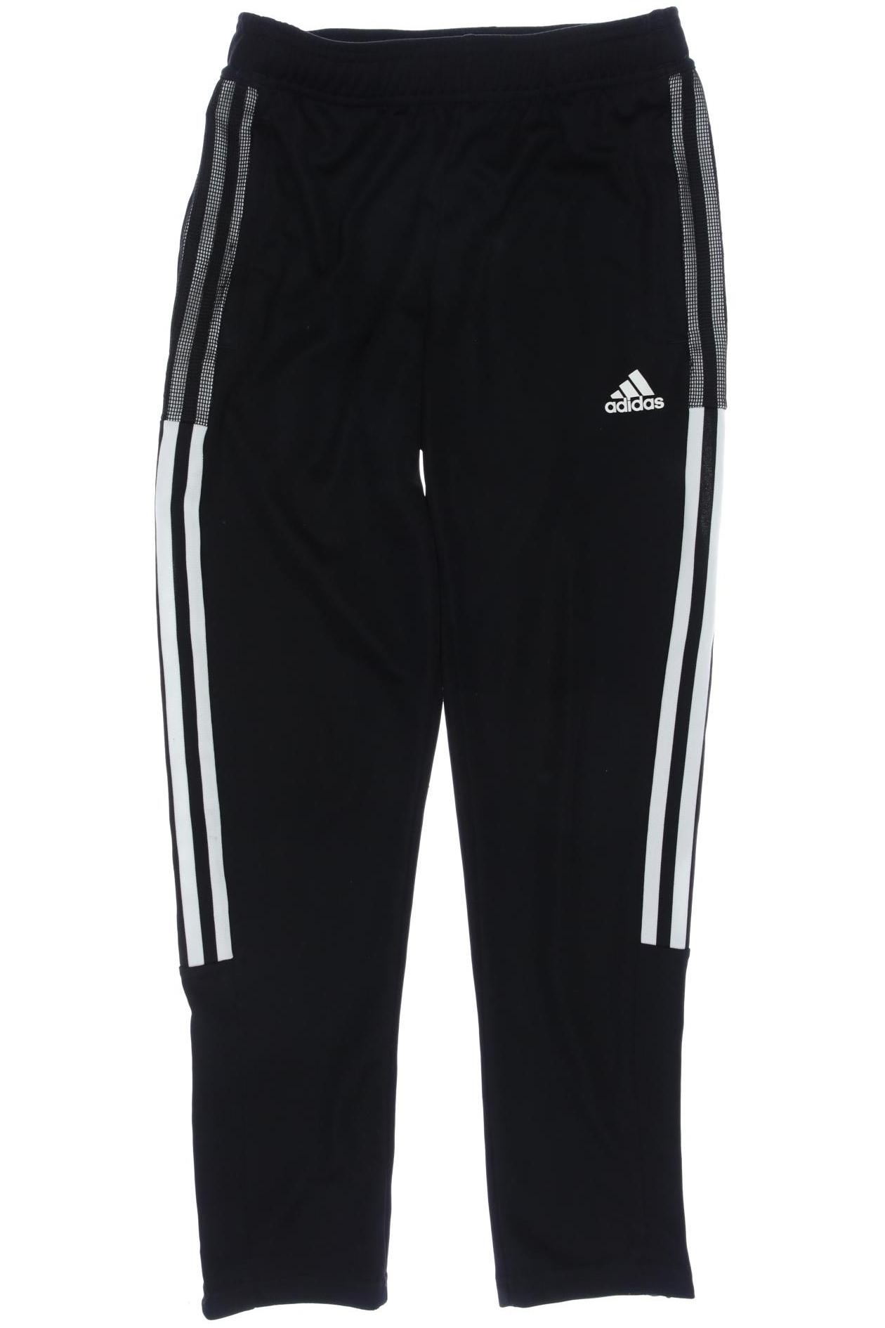 

adidas Herren Stoffhose, schwarz, Gr. 152