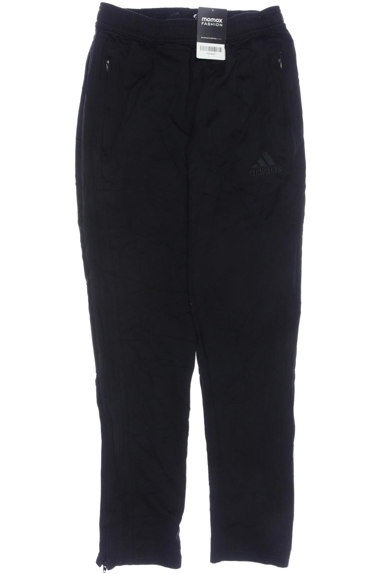 

adidas Herren Stoffhose, schwarz, Gr. 164