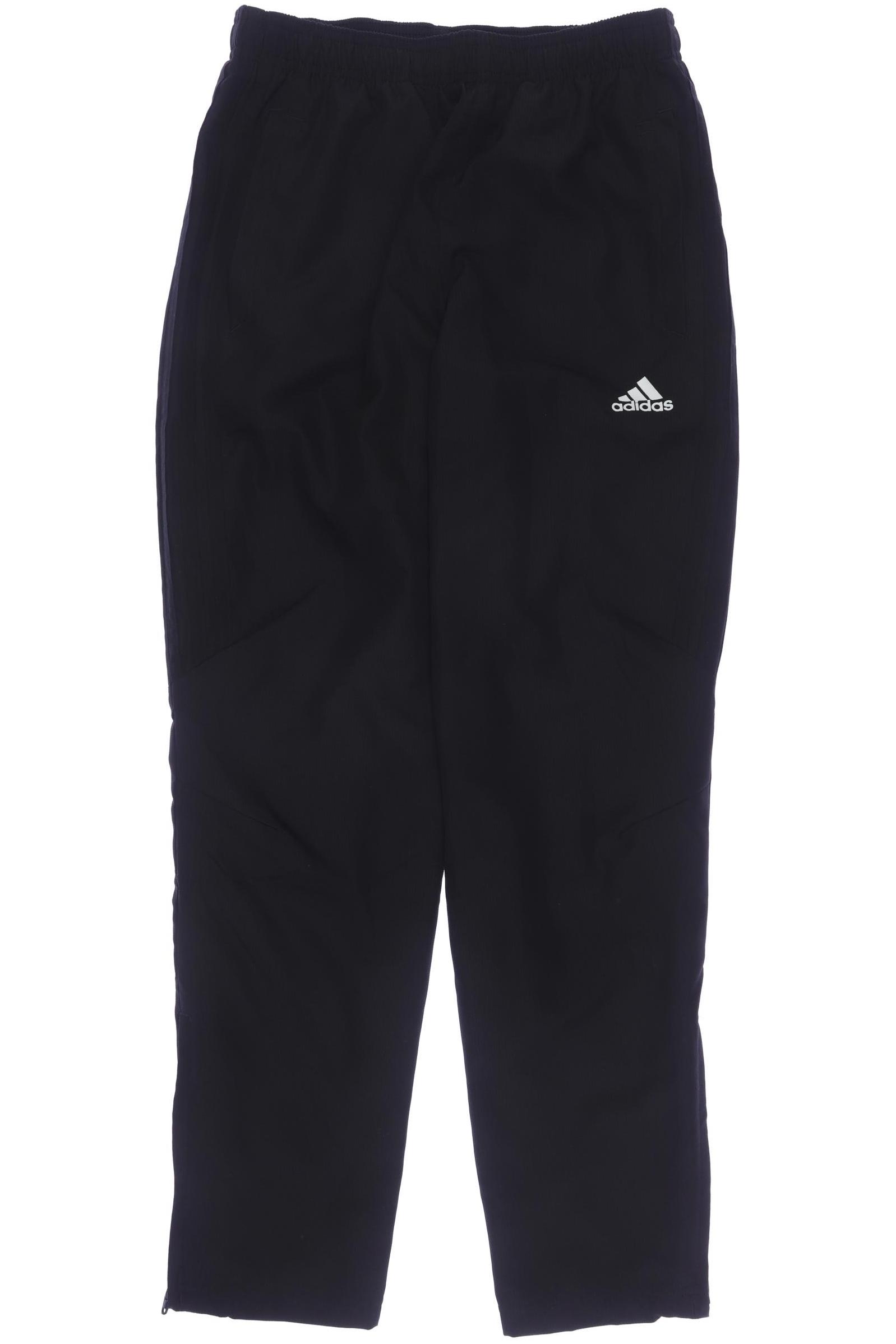 

adidas Jungen Stoffhose, schwarz, Gr. 152