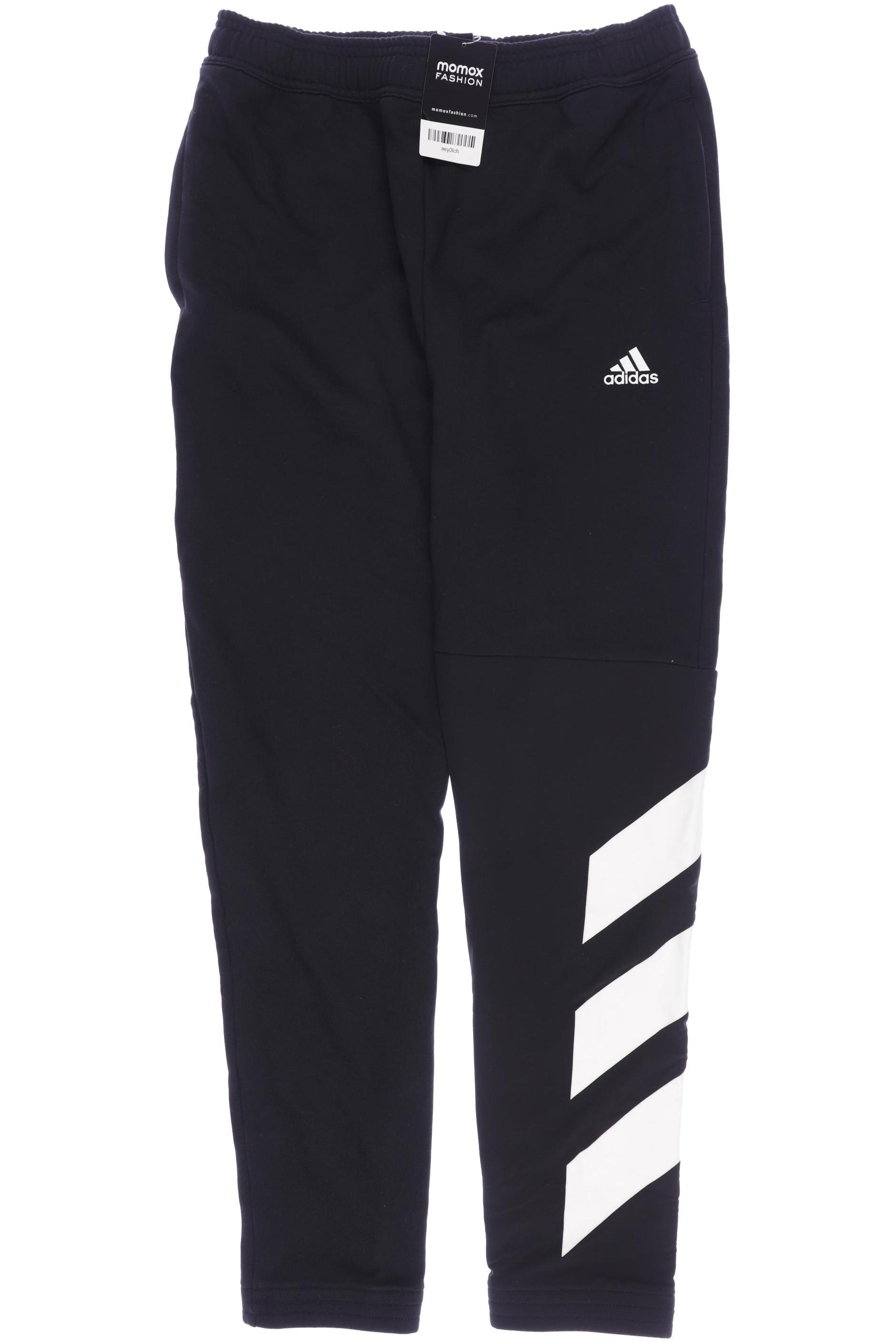 

adidas Herren Stoffhose, schwarz, Gr. 164