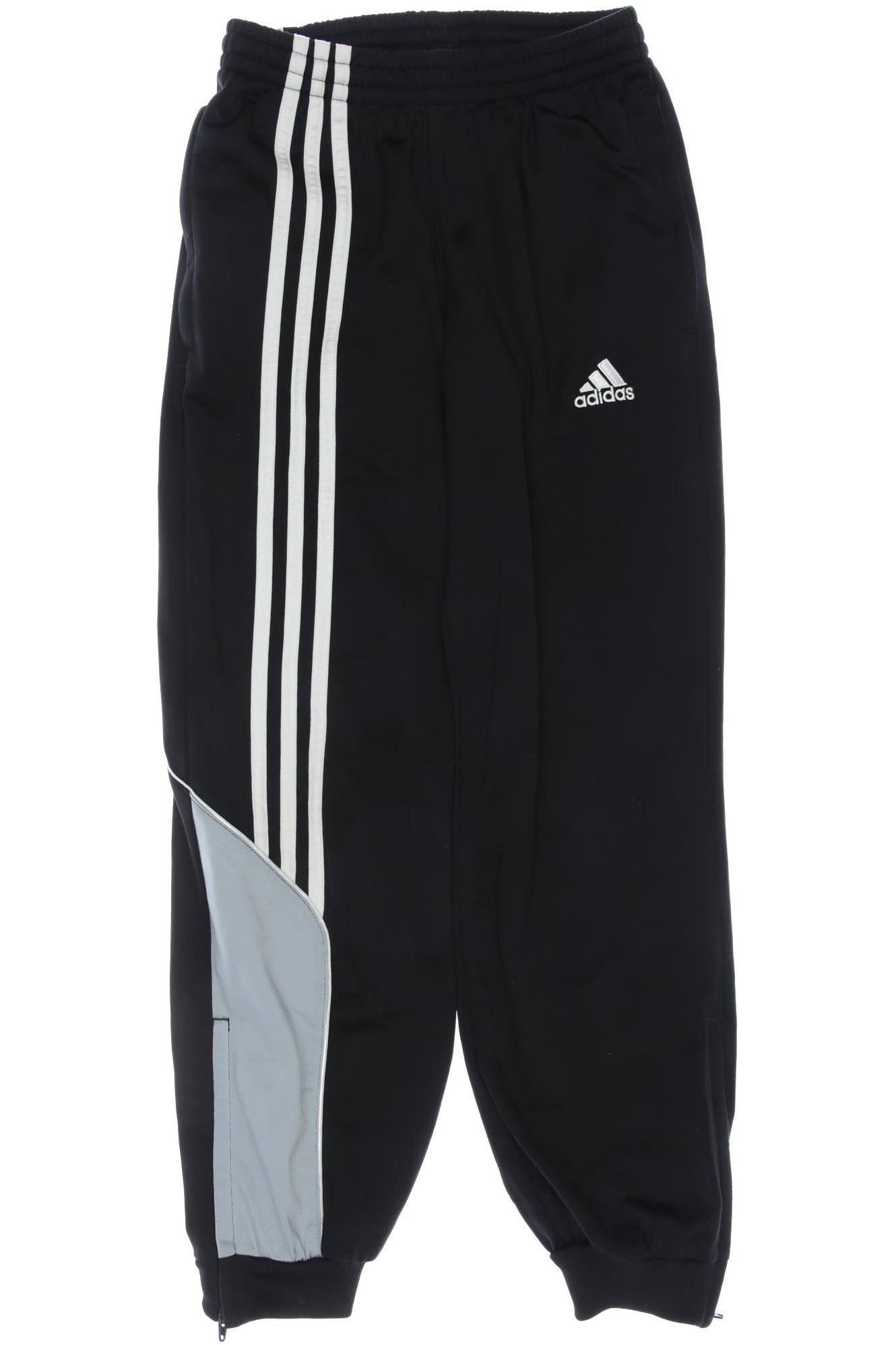 

adidas Herren Stoffhose, schwarz, Gr. 140