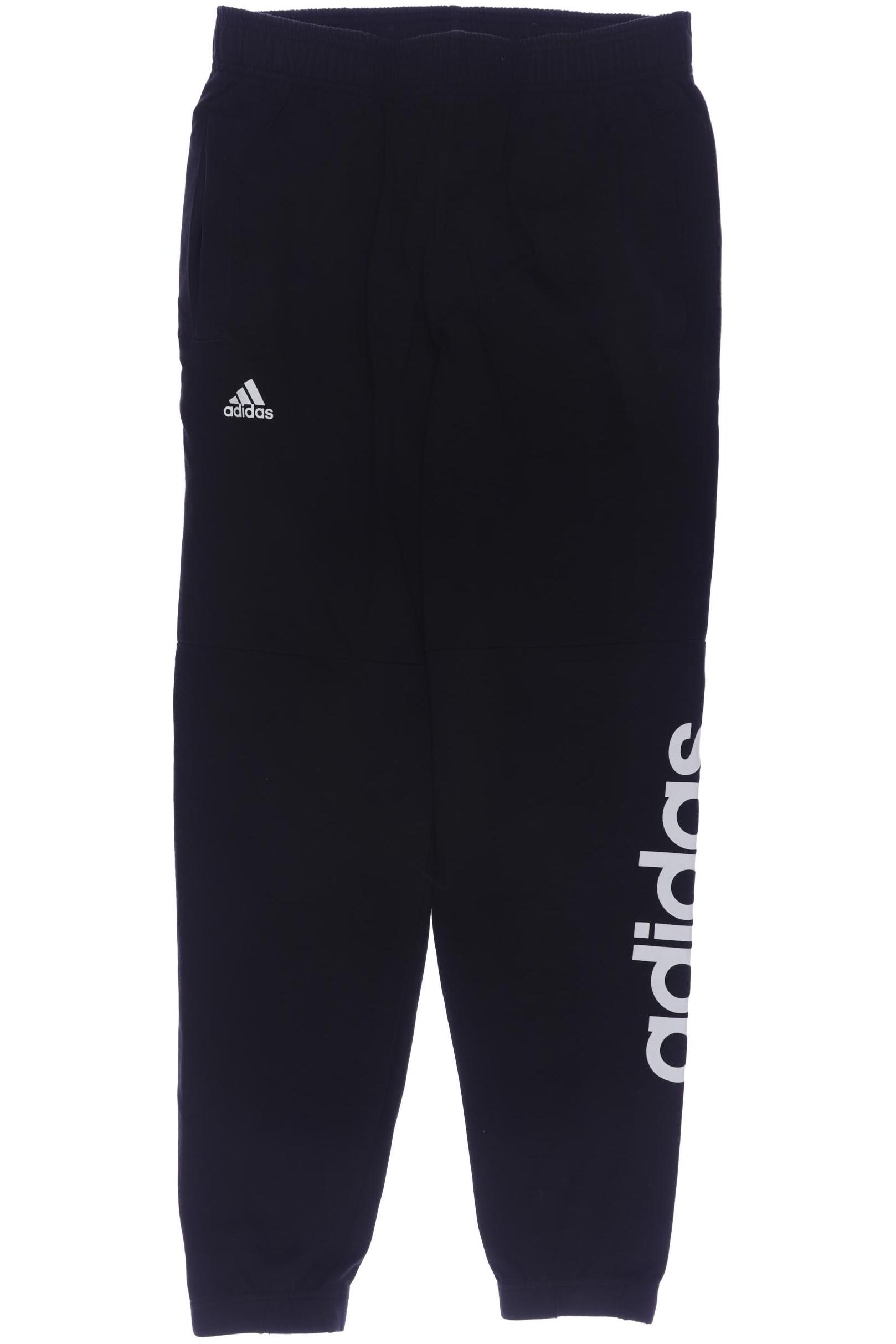 

adidas Herren Stoffhose, schwarz, Gr. 146