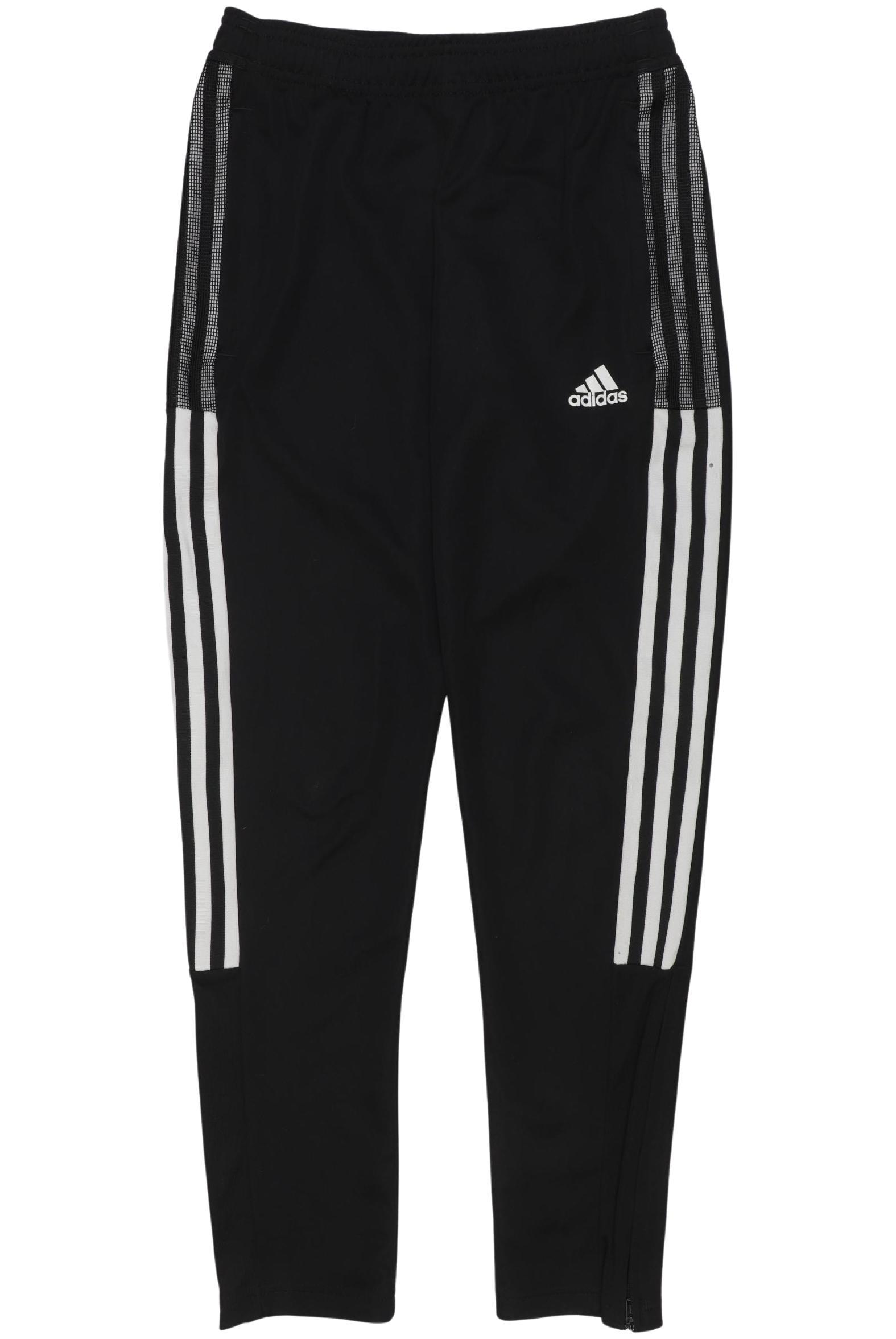

adidas Jungen Stoffhose, schwarz, Gr. 152