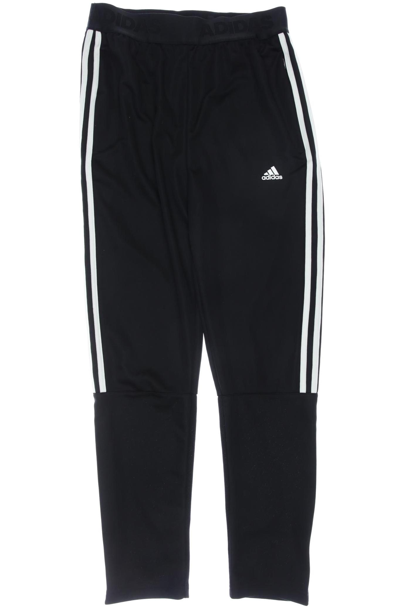 

adidas Herren Stoffhose, schwarz, Gr. 164