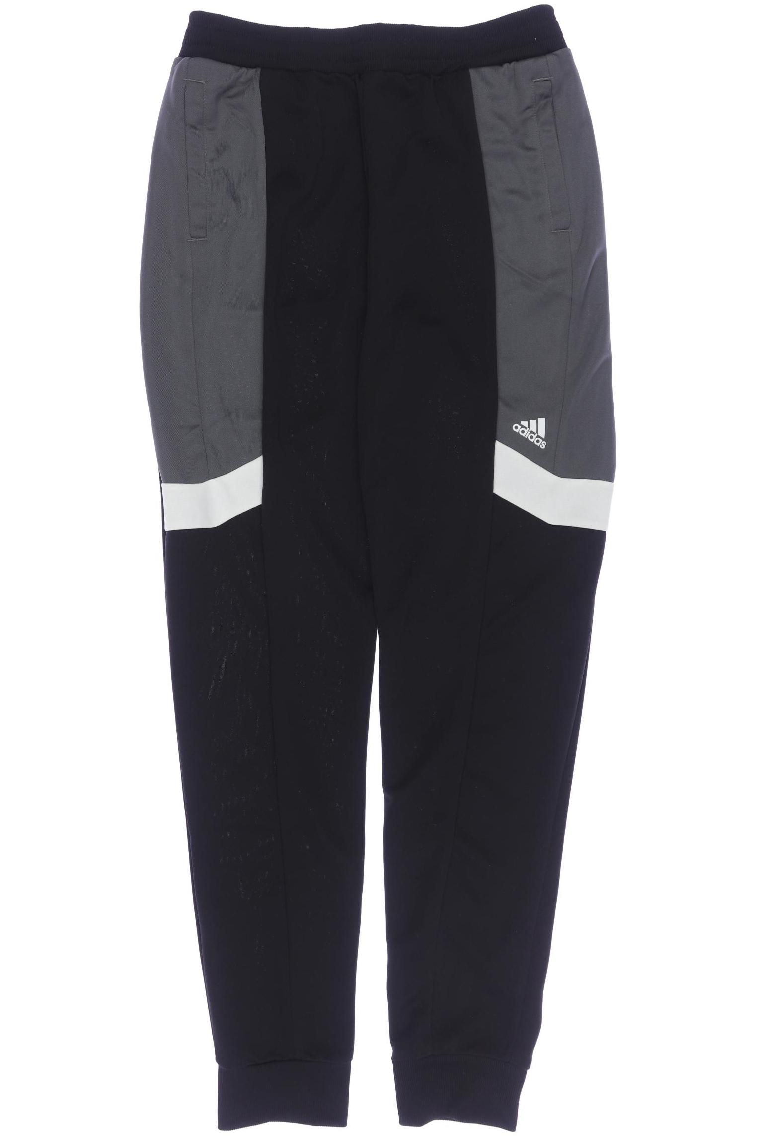 

adidas Herren Stoffhose, schwarz, Gr. 164