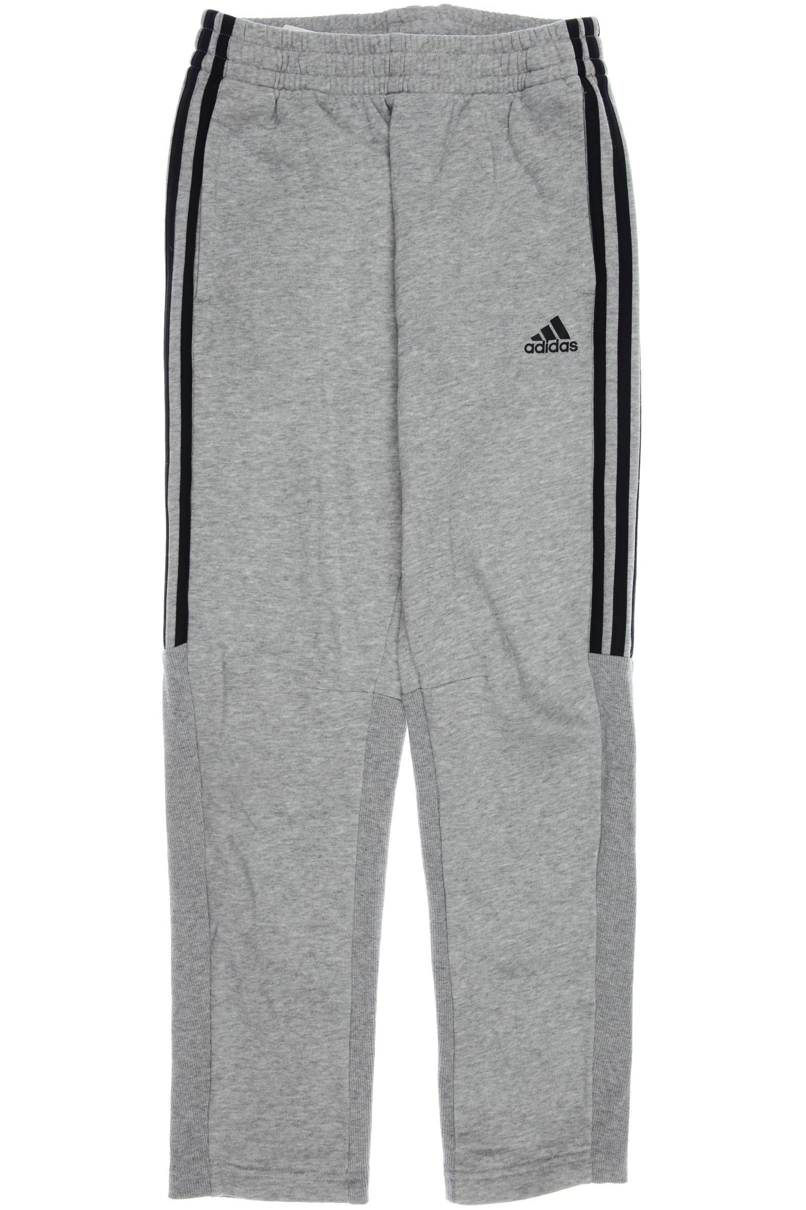 

adidas Herren Stoffhose, grau, Gr. 152