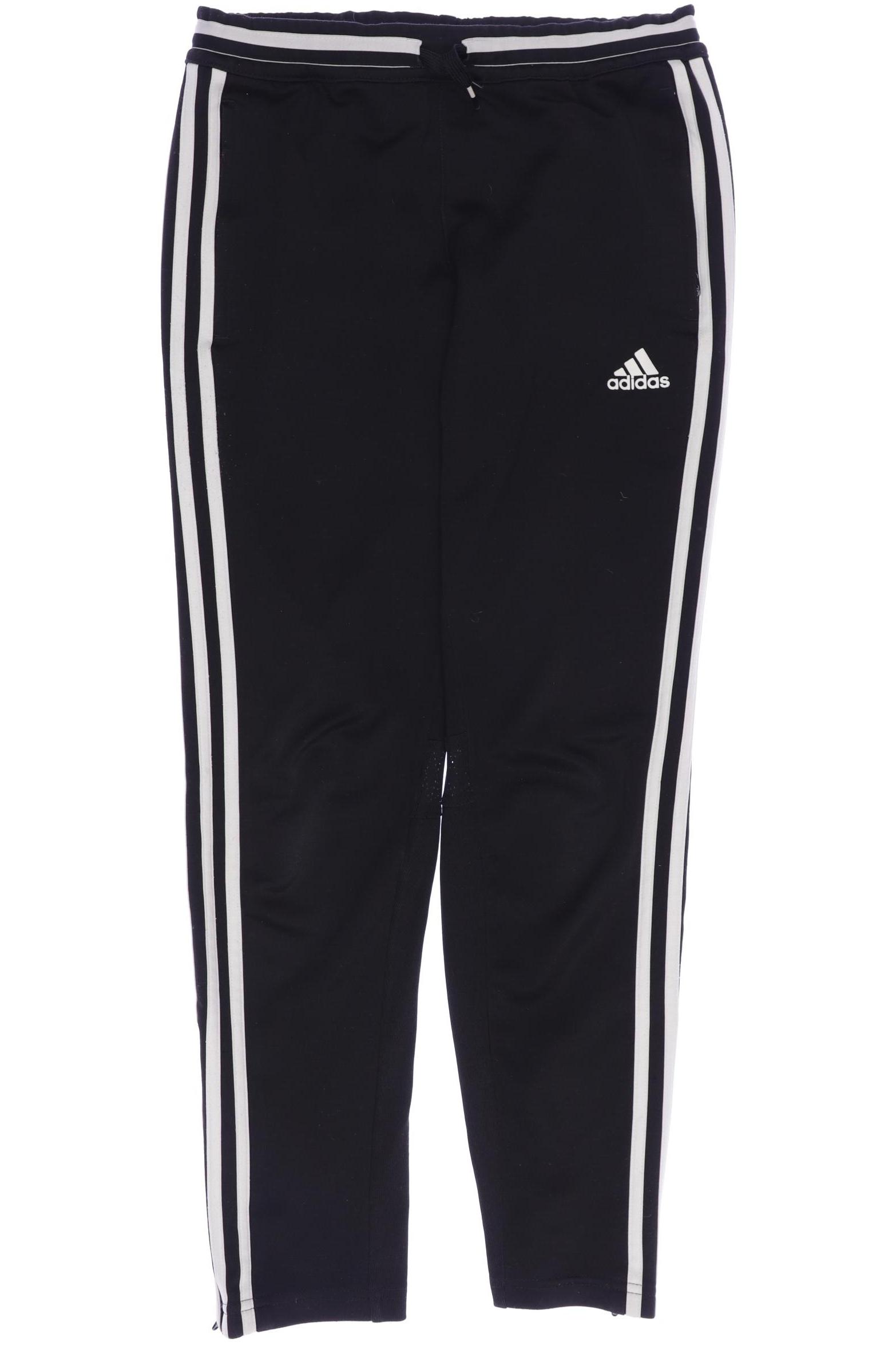 

adidas Herren Stoffhose, schwarz, Gr. 152