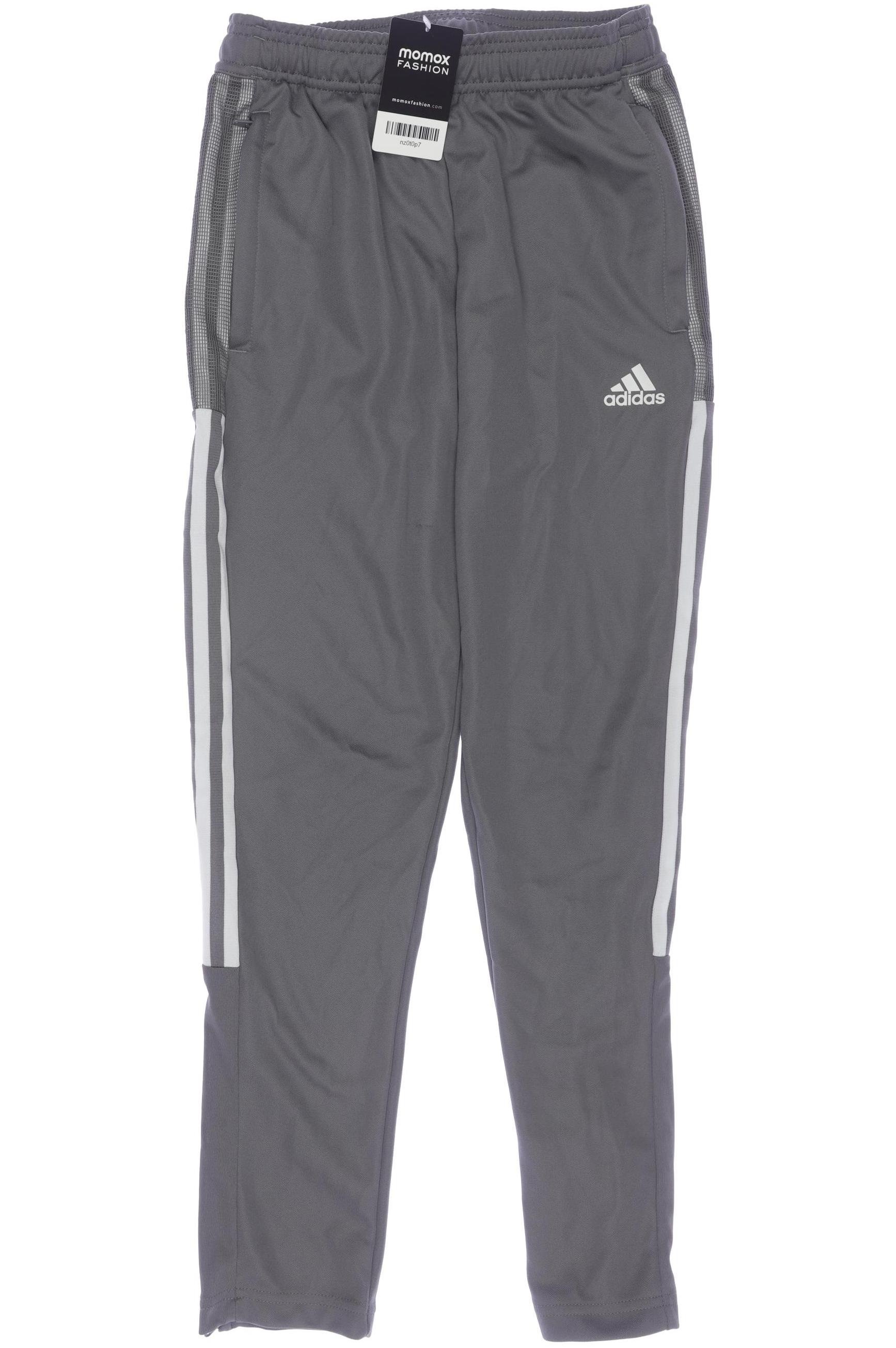 

adidas Herren Stoffhose, grau, Gr. 152