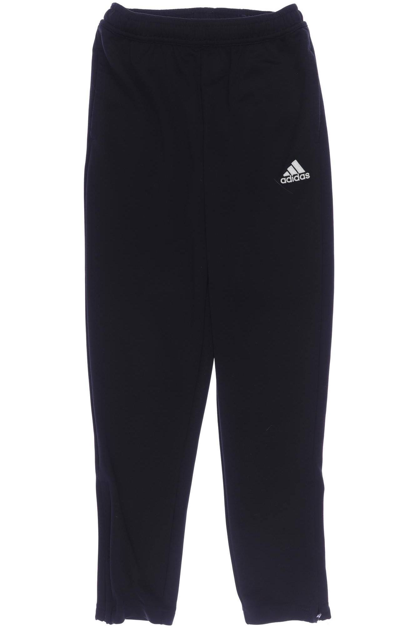

adidas Herren Stoffhose, schwarz, Gr. 152