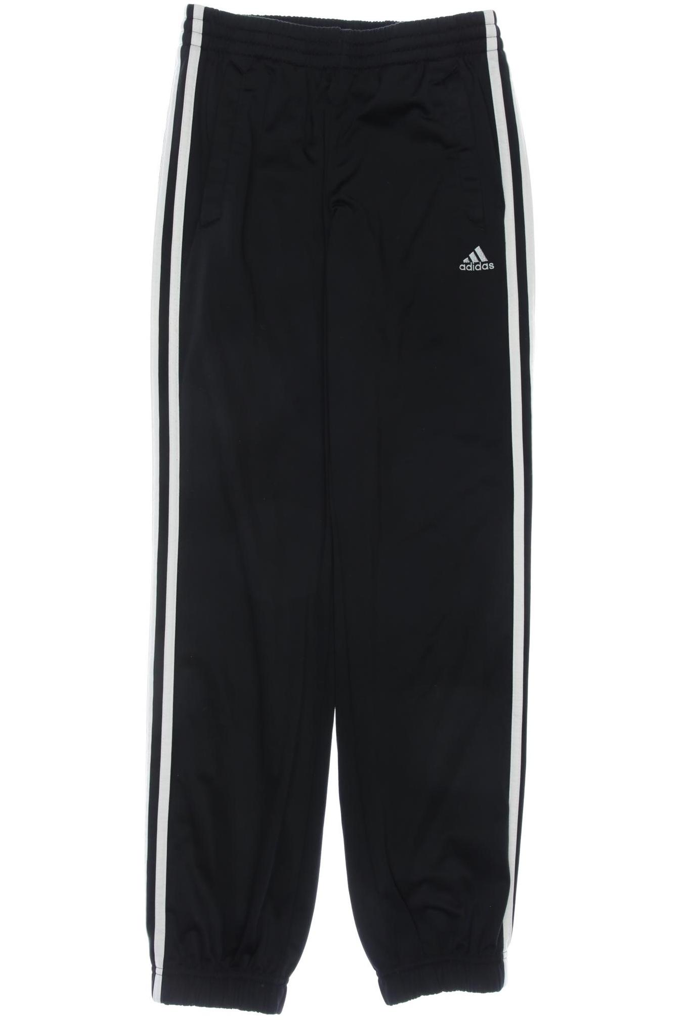 

adidas Herren Stoffhose, schwarz, Gr. 164