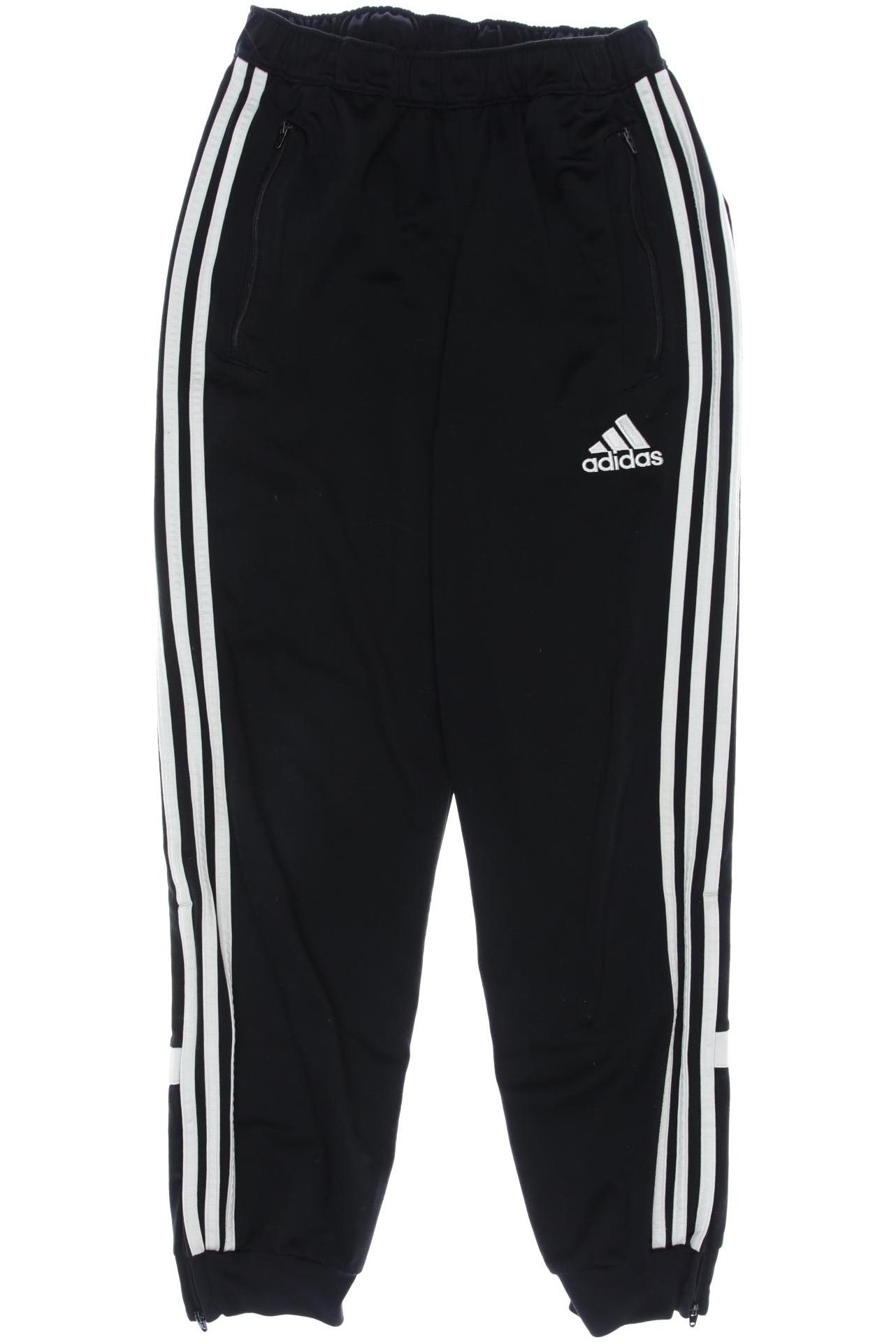 

adidas Herren Stoffhose, schwarz, Gr. 164