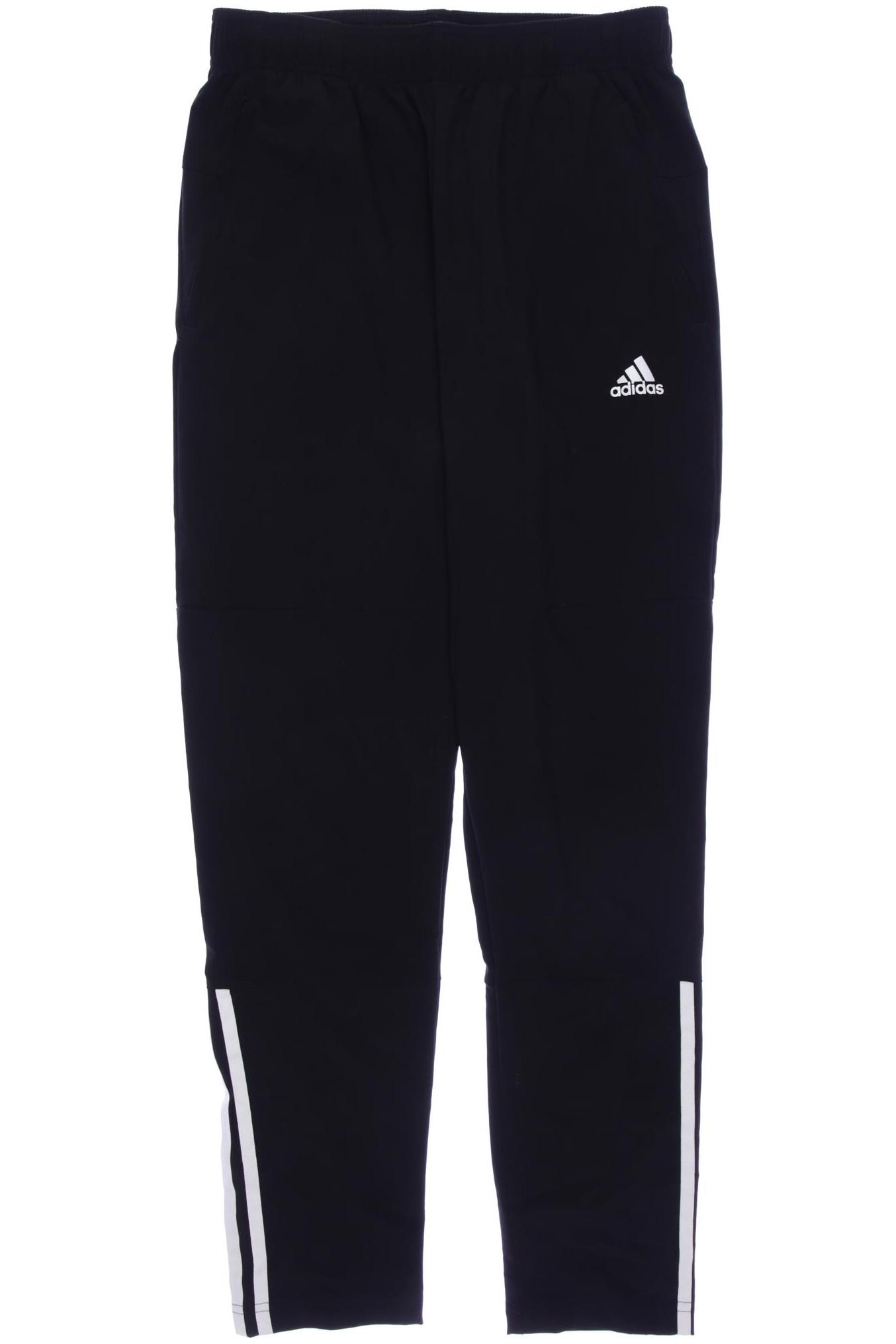 

adidas Herren Stoffhose, schwarz, Gr. 164