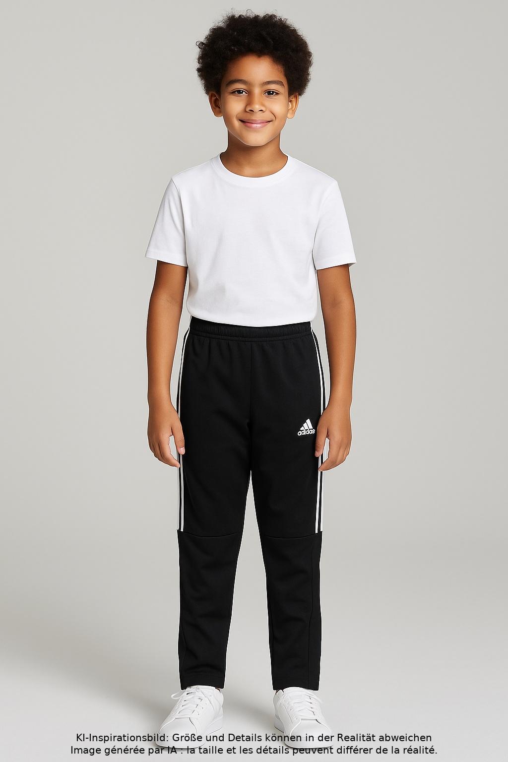 

adidas Herren Stoffhose, schwarz, Gr. 164