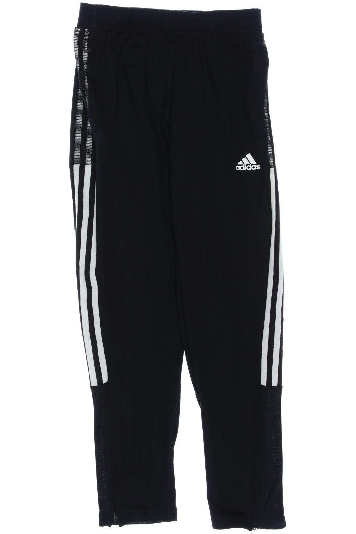 

adidas Herren Stoffhose, schwarz, Gr. 152