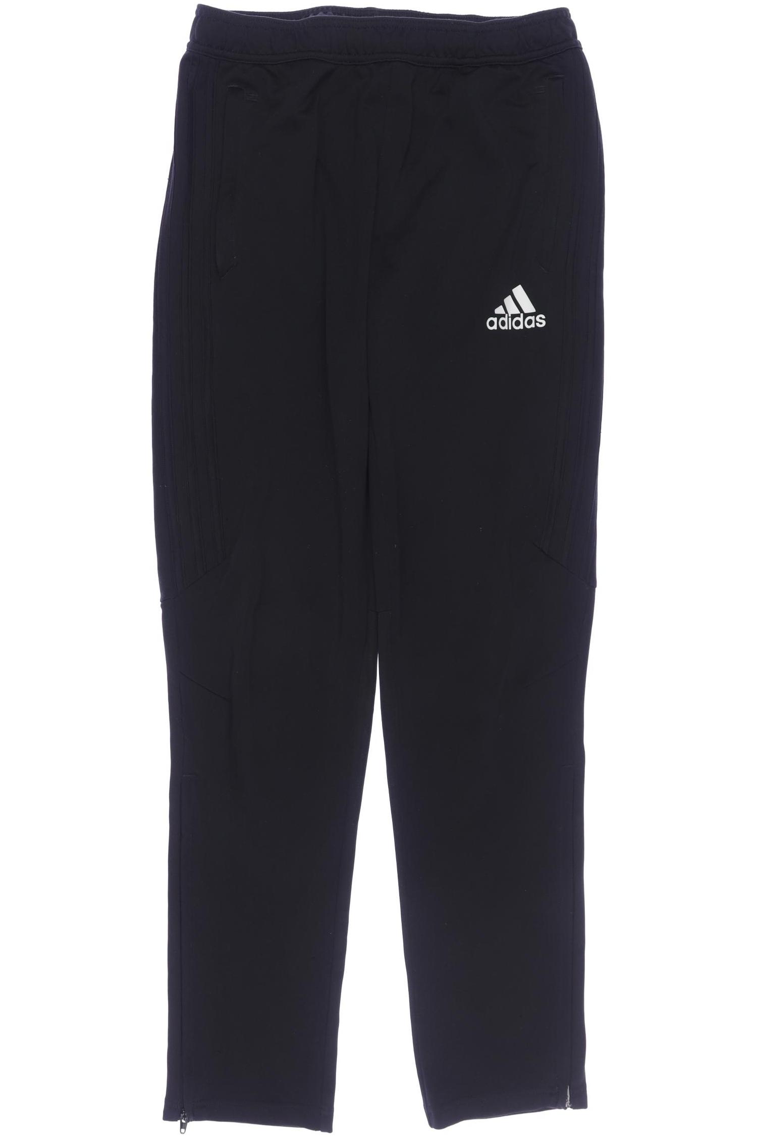 

adidas Herren Stoffhose, schwarz, Gr. 164