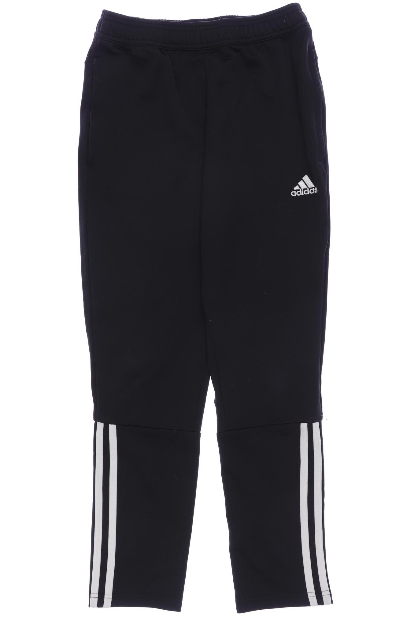 

adidas Herren Stoffhose, schwarz, Gr. 152