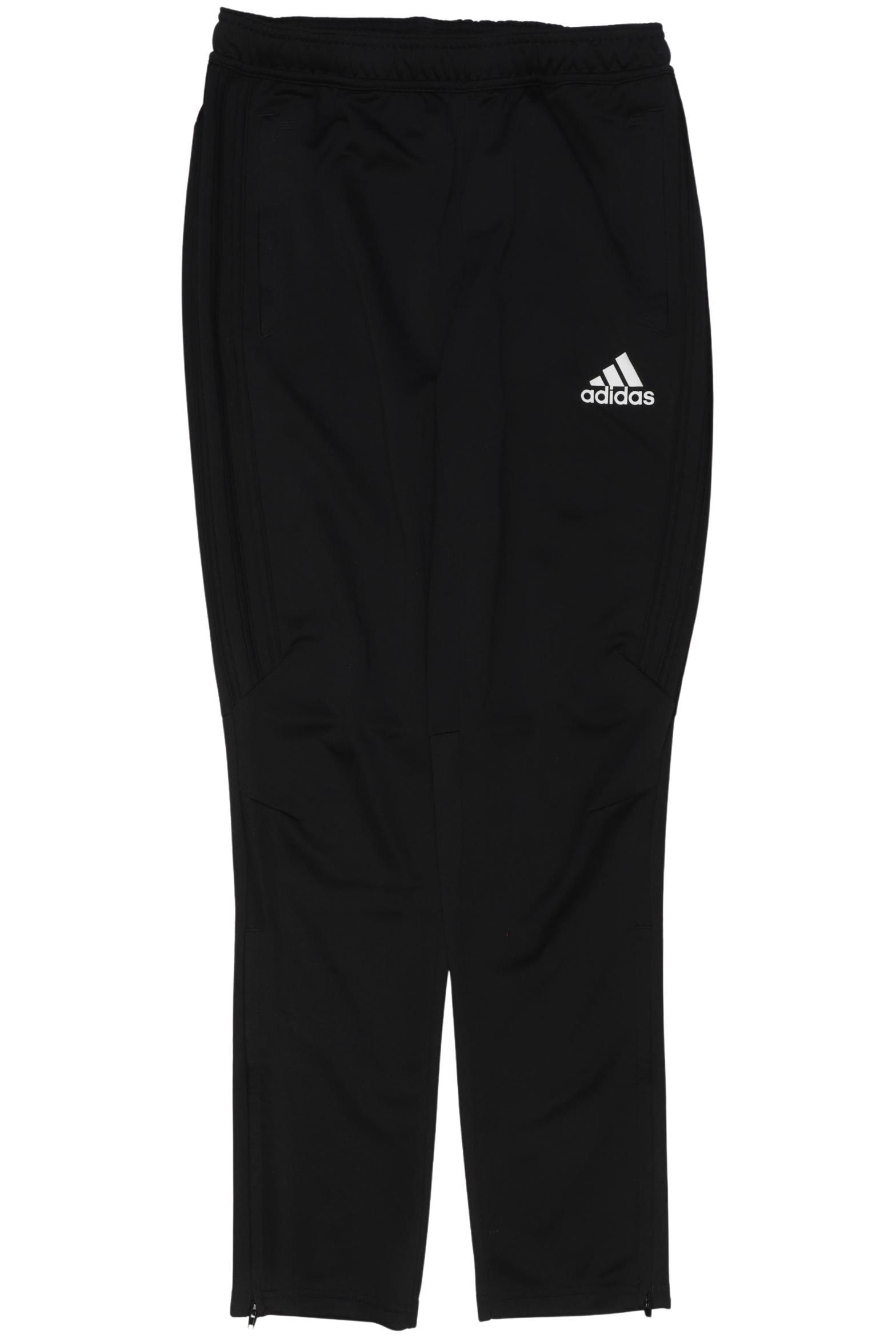 

adidas Jungen Stoffhose, schwarz, Gr. 164