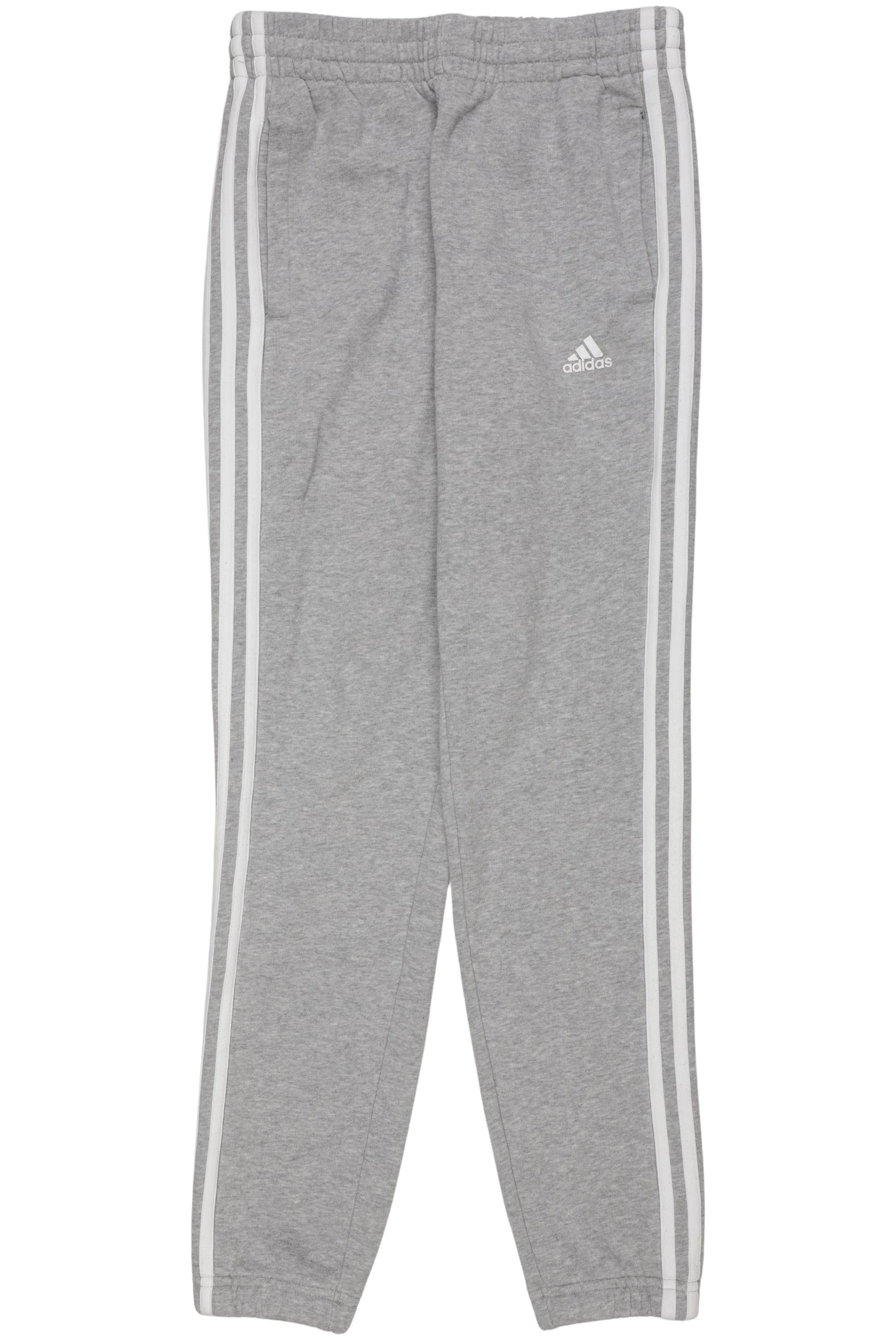 

adidas Jungen Stoffhose, grau, Gr. 152