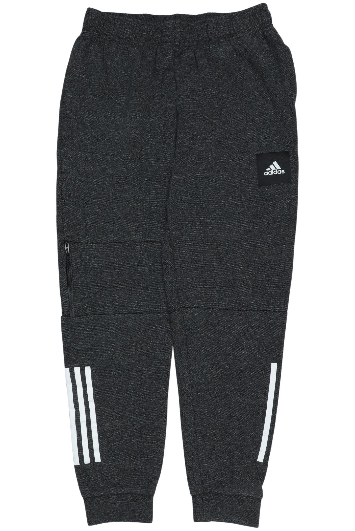

adidas Jungen Stoffhose, grau, Gr. 164