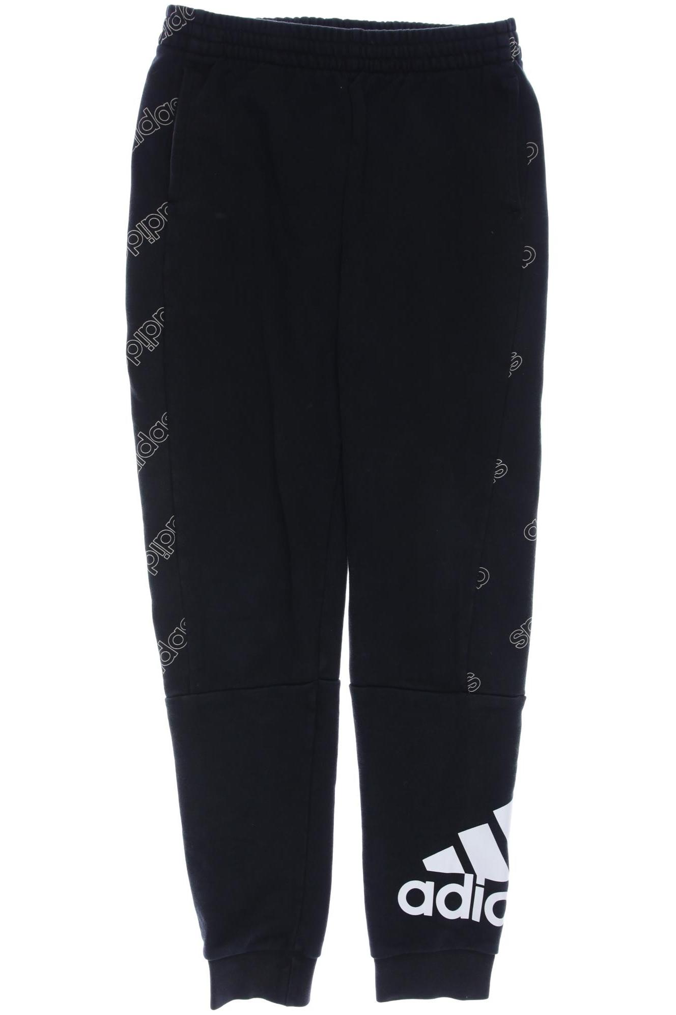 

adidas Herren Stoffhose, schwarz, Gr. 164