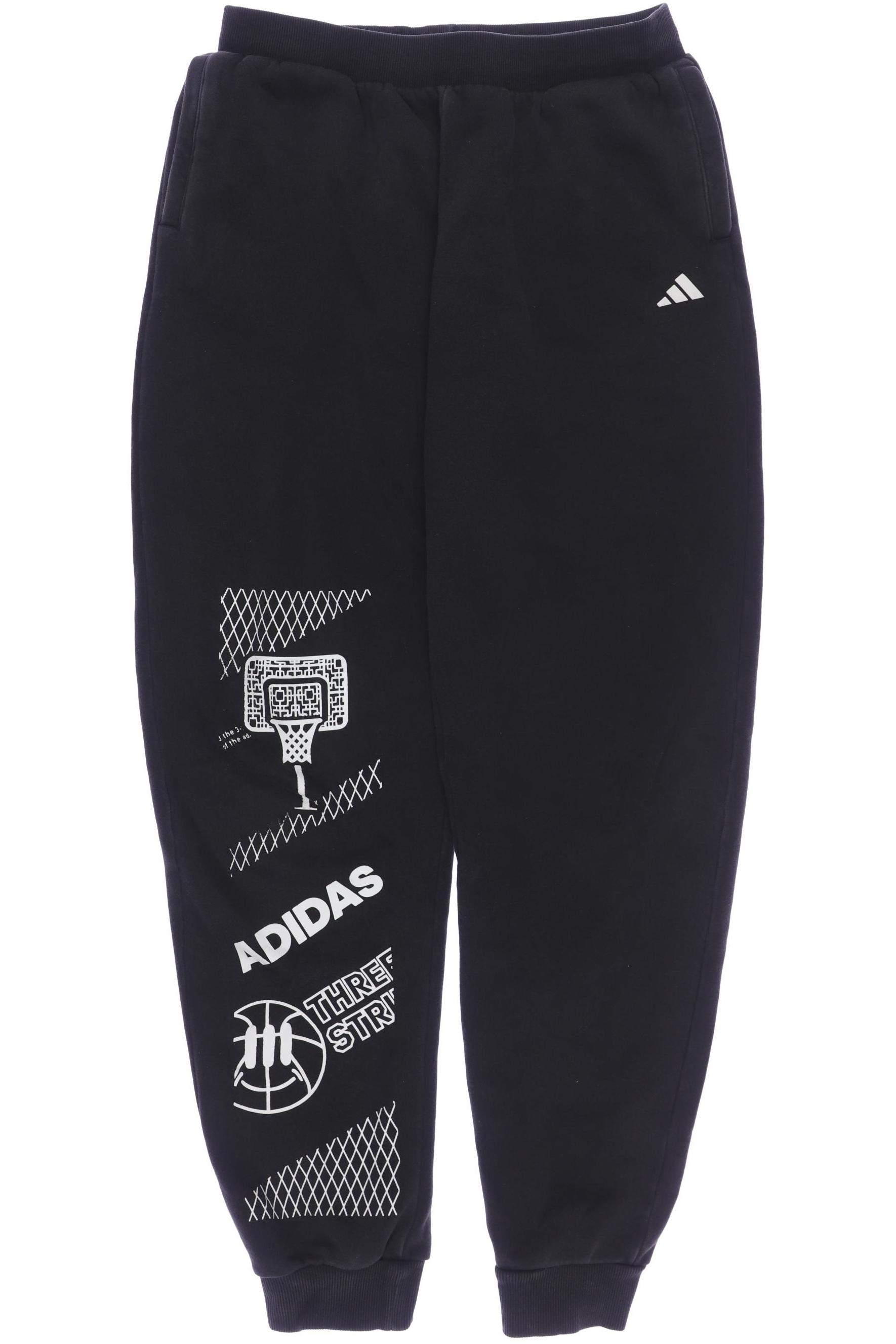 

adidas Herren Stoffhose, schwarz, Gr. 176