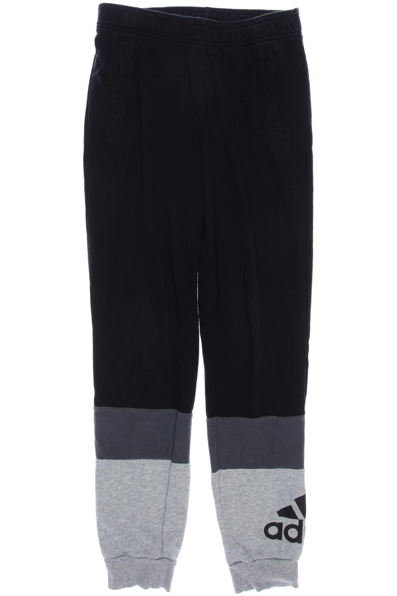 

adidas Herren Stoffhose, schwarz, Gr. 164