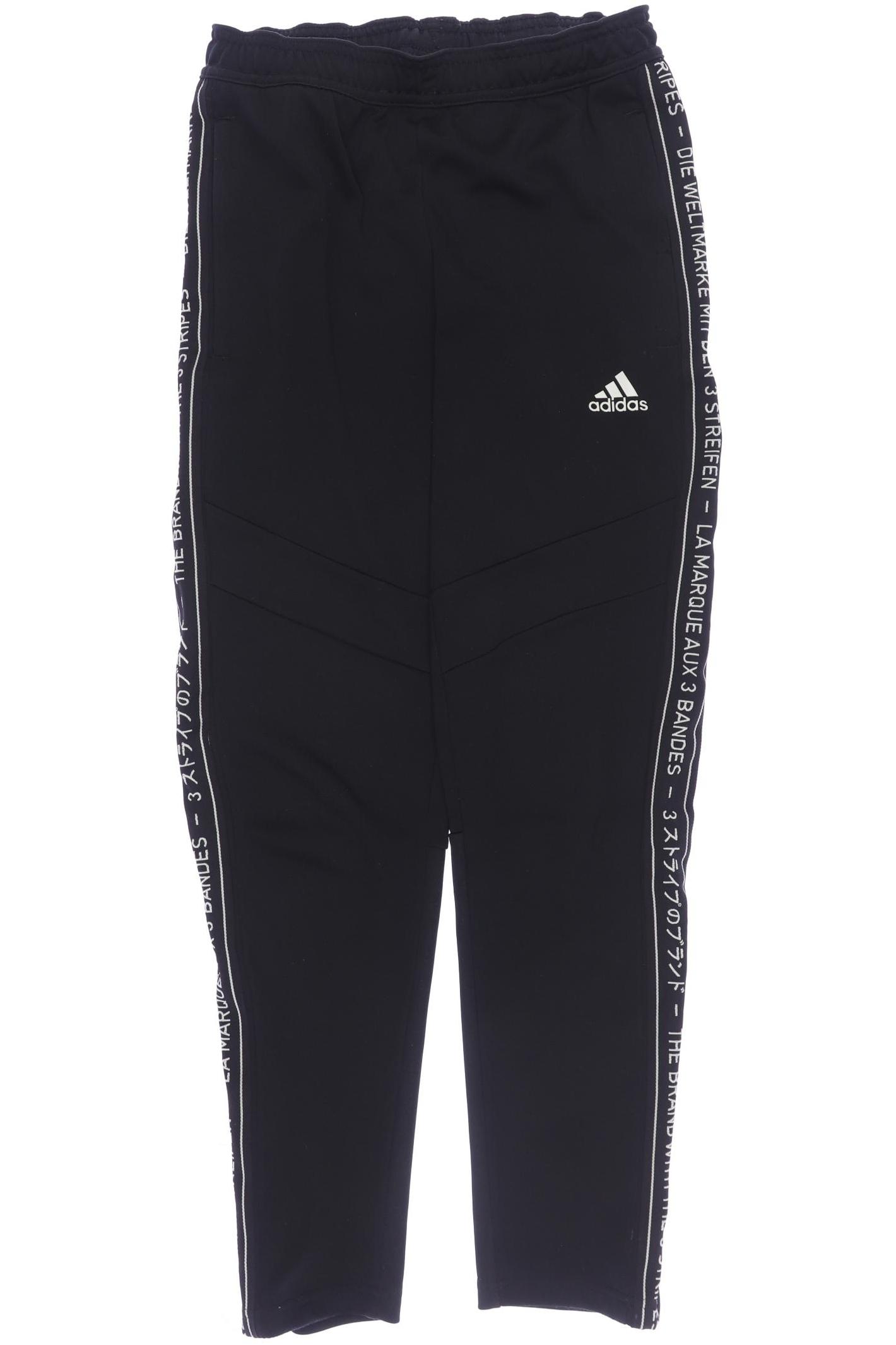 

adidas Herren Stoffhose, schwarz, Gr. 152